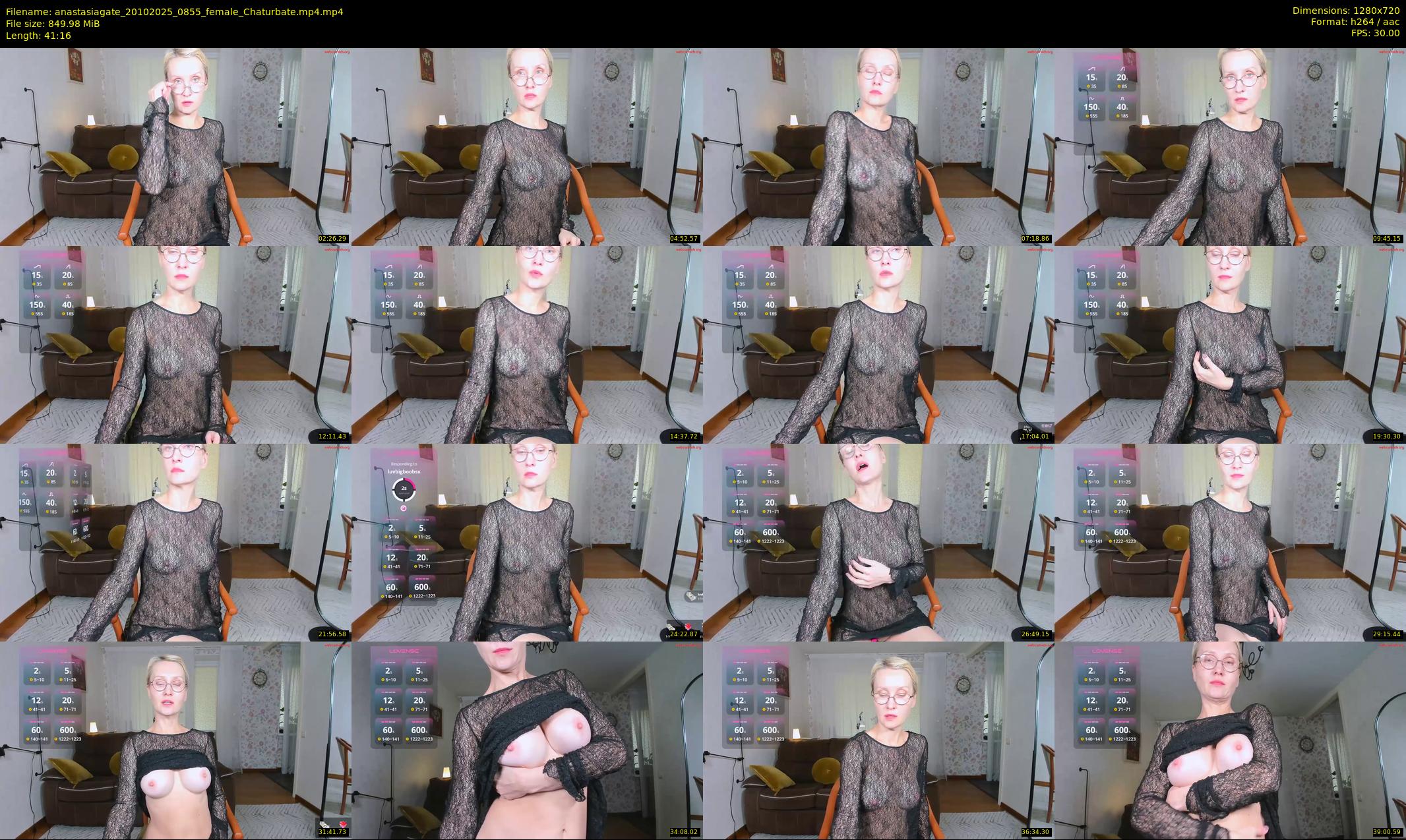 anastasiagate — 42 minute Chaturbate female cam show recording, 720p, Oct 20, 2025