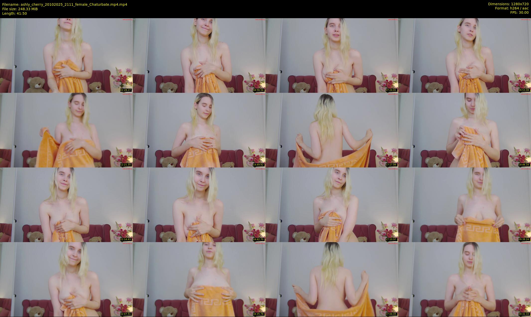 ashly_cherry — 42 minute Chaturbate female cam show recording, 720p, Oct 20, 2025