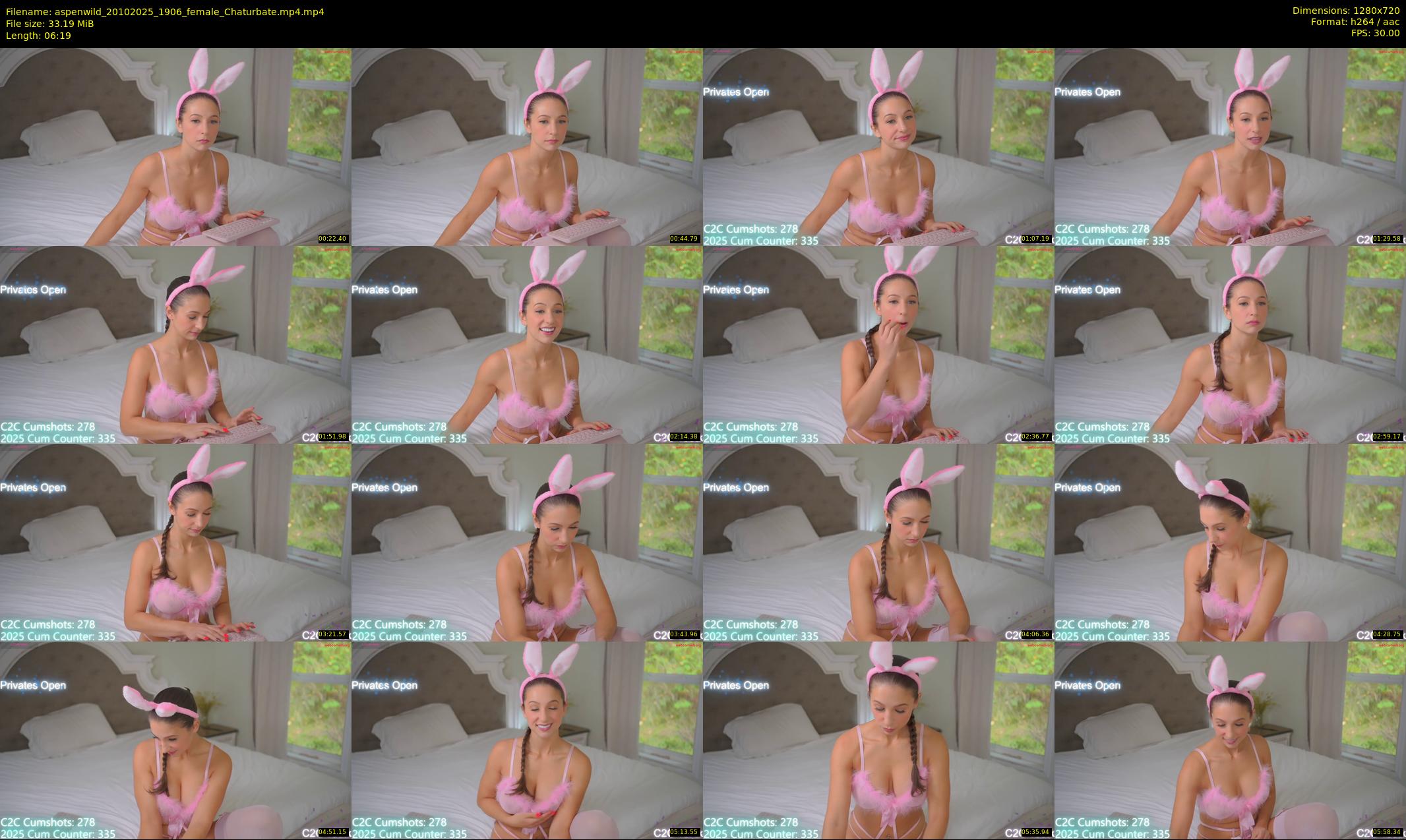 aspenwild — 7 minute Chaturbate female cam show recording, 720p, Oct 20, 2025