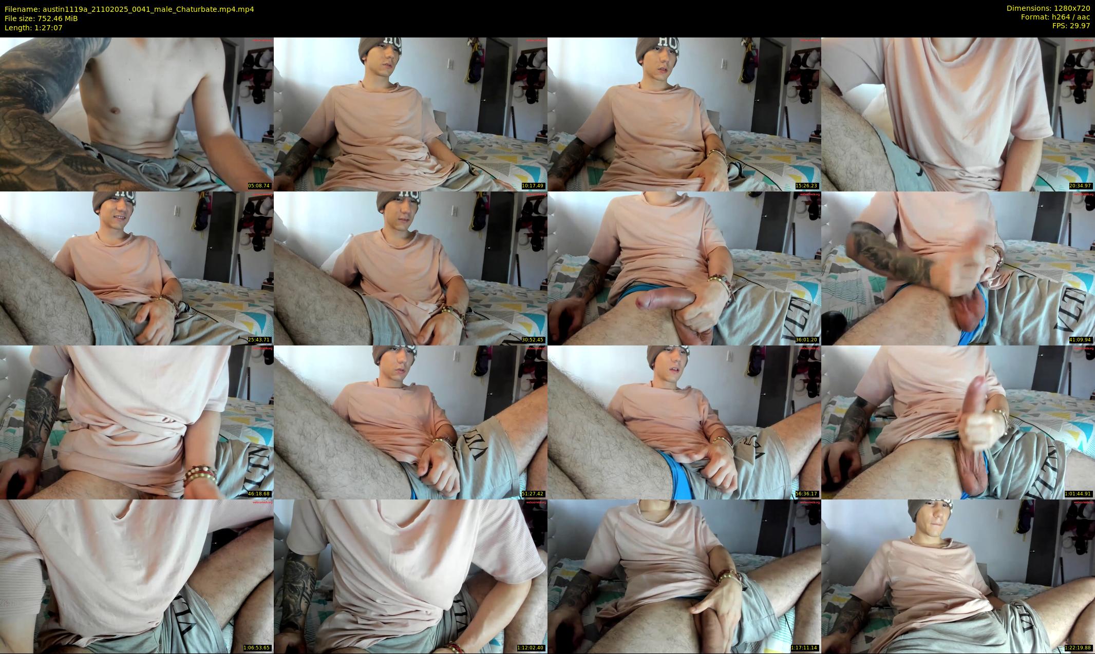 austin1119a — 88 minute Chaturbate male cam show recording, 720p, Oct 21, 2025