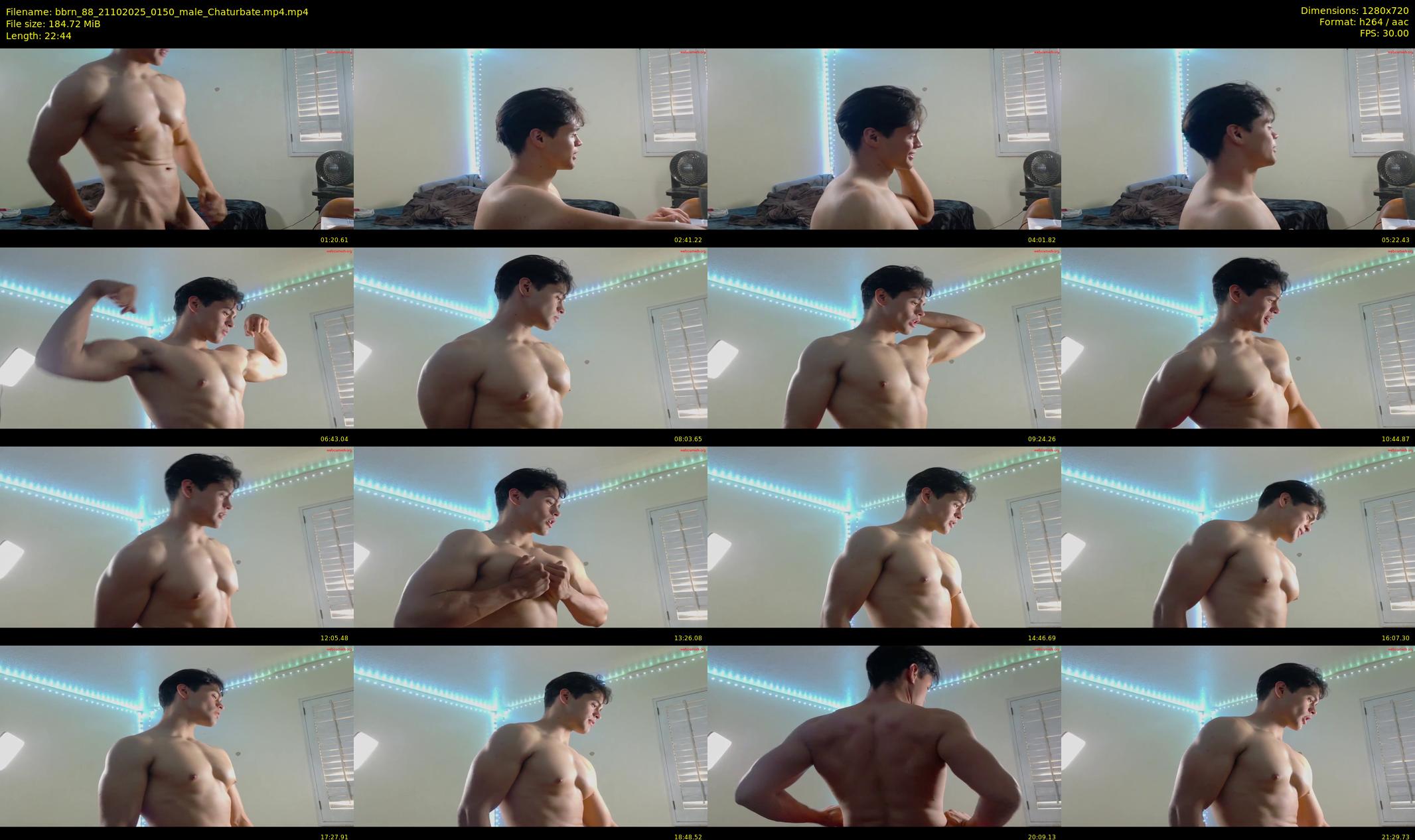 bbrn_88 — 23 minute Chaturbate male cam show recording, 720p, Oct 21, 2025