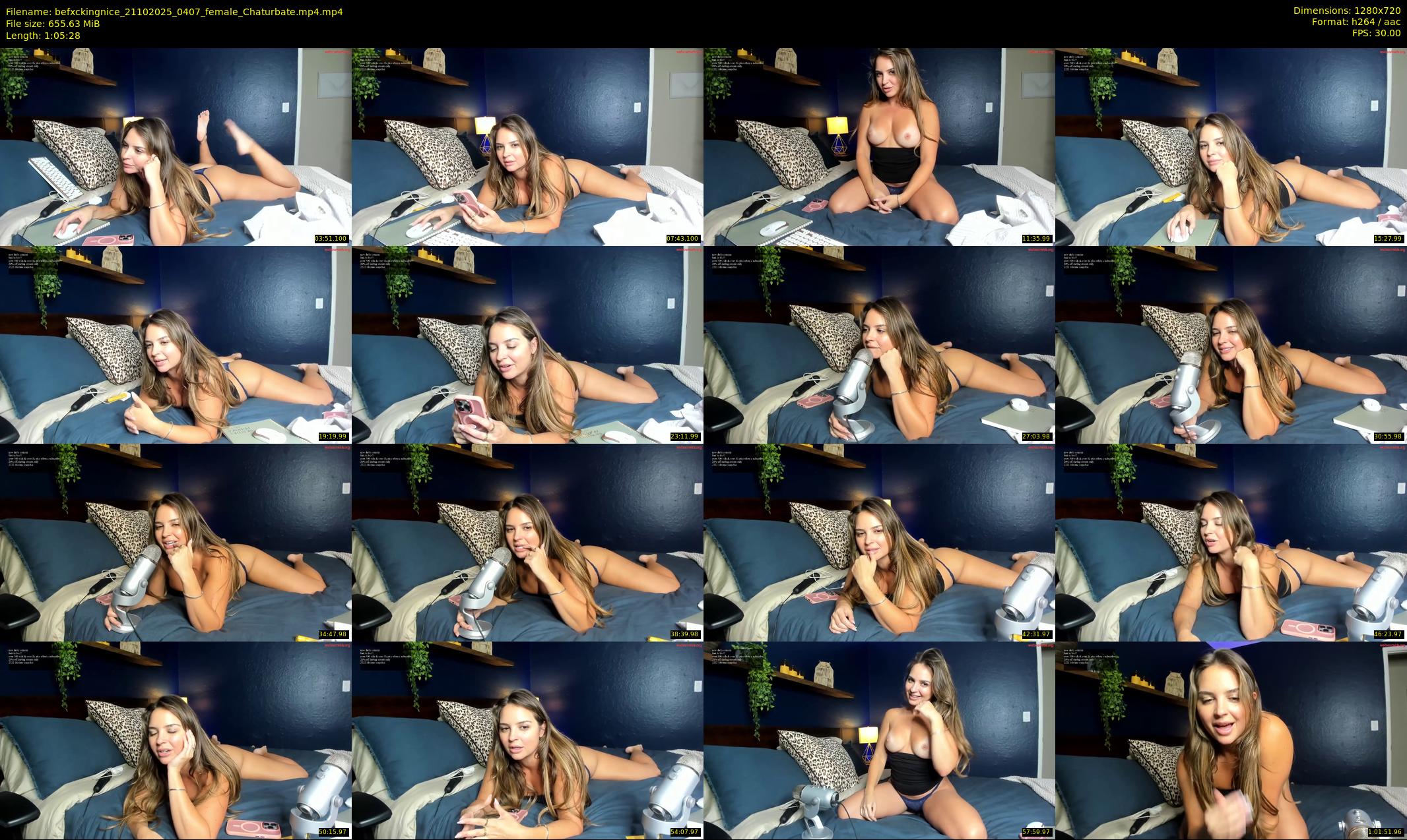 befxckingnice — 66 minute Chaturbate female cam show recording, 720p, Oct 21, 2025