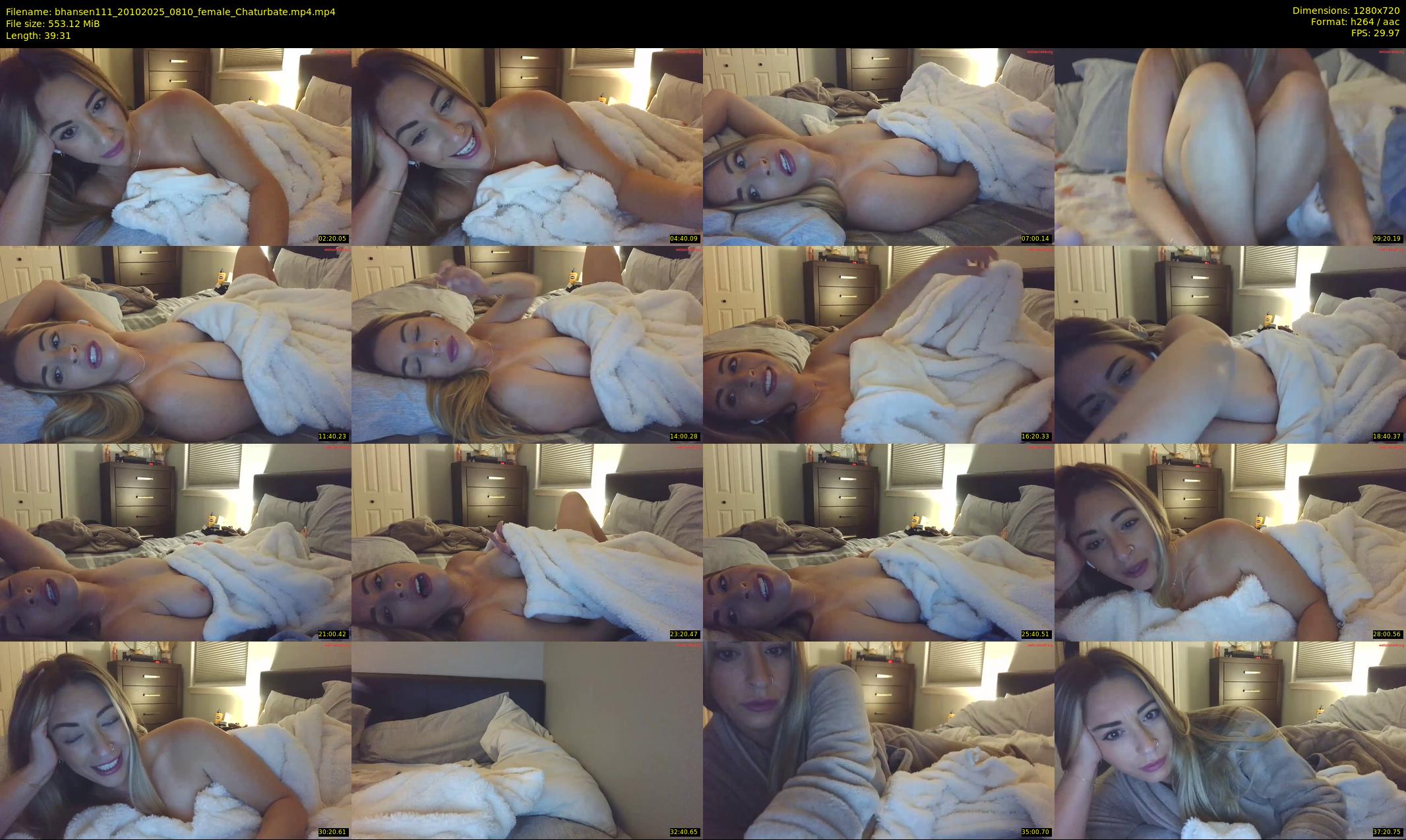 bhansen111 — 40 minute Chaturbate female cam show recording, 720p, Oct 20, 2025