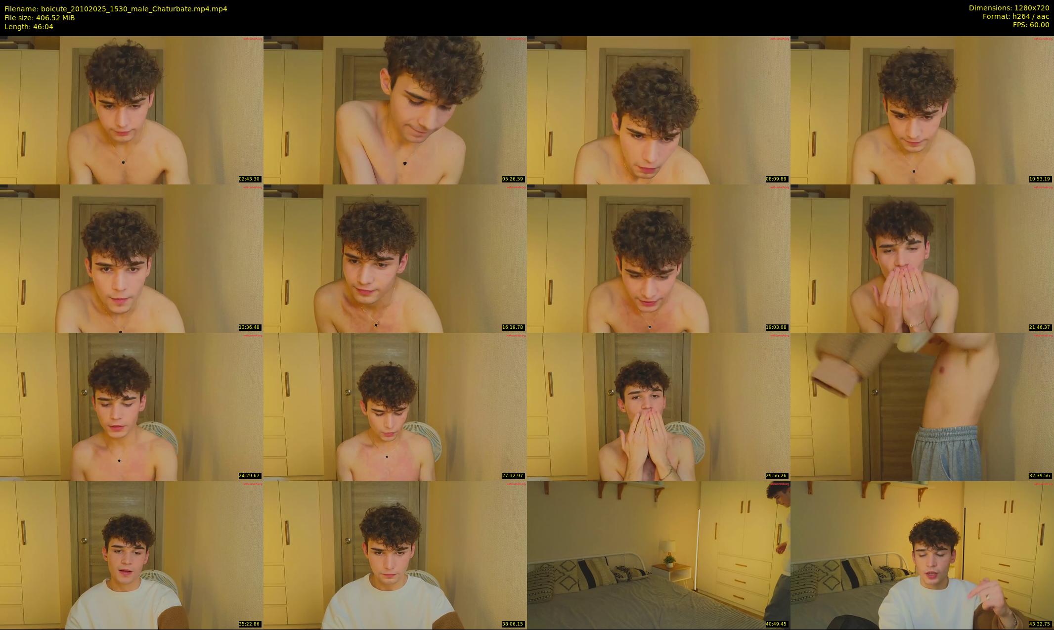 boicute — 47 minute Chaturbate male cam show recording, 720p, Oct 20, 2025