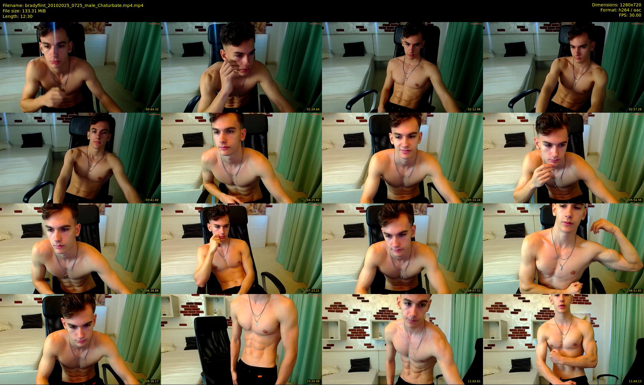 bradyflint — 13 minute Chaturbate male cam show recording, 720p, Oct 20, 2025