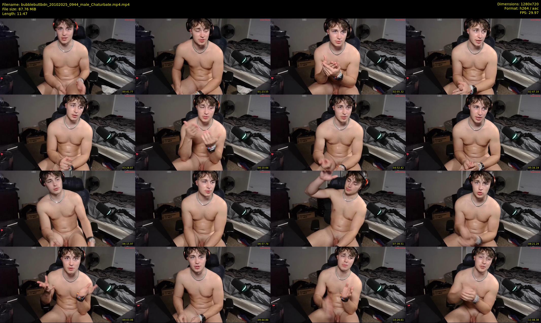 bubblebuttbdn — 12 minute Chaturbate male cam show recording, 720p, Oct 20, 2025