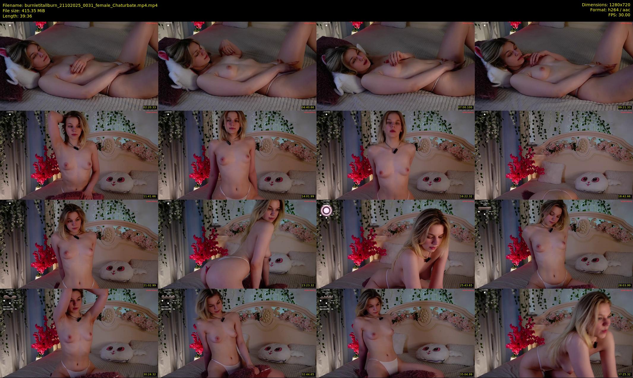 burnletitallburn — 40 minute Chaturbate female cam show recording, 720p, Oct 21, 2025