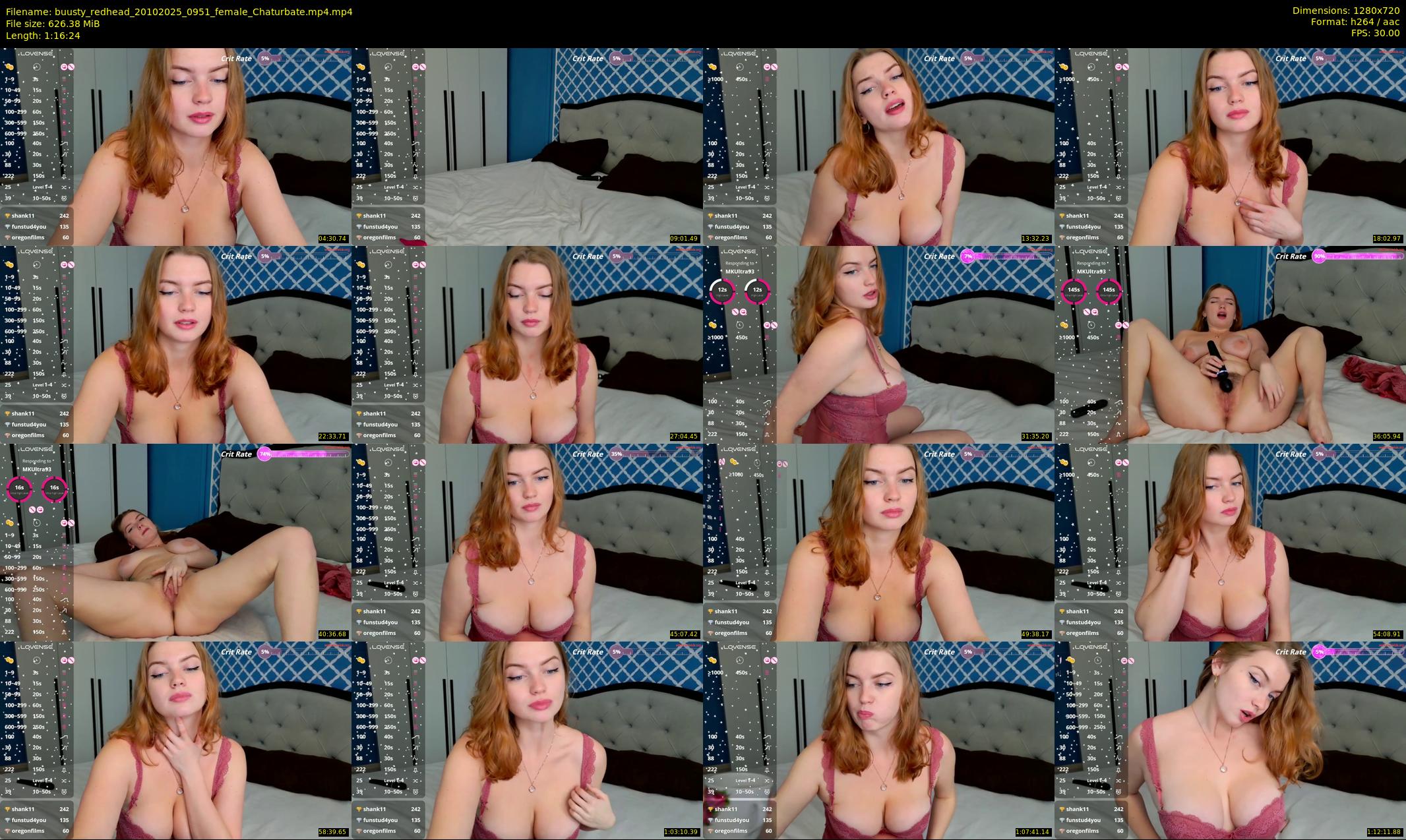 buusty_redhead — 77 minute Chaturbate female cam show recording, 720p, Oct 20, 2025