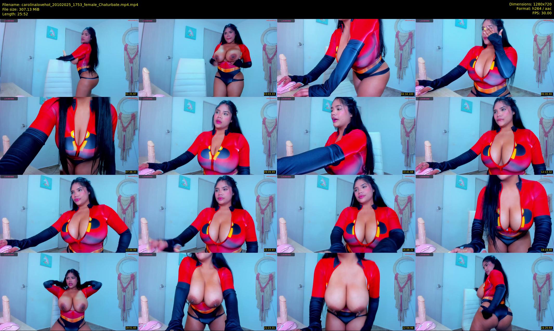 carolinalovehot — 26 minute Chaturbate female cam show recording, 720p, Oct 20, 2025