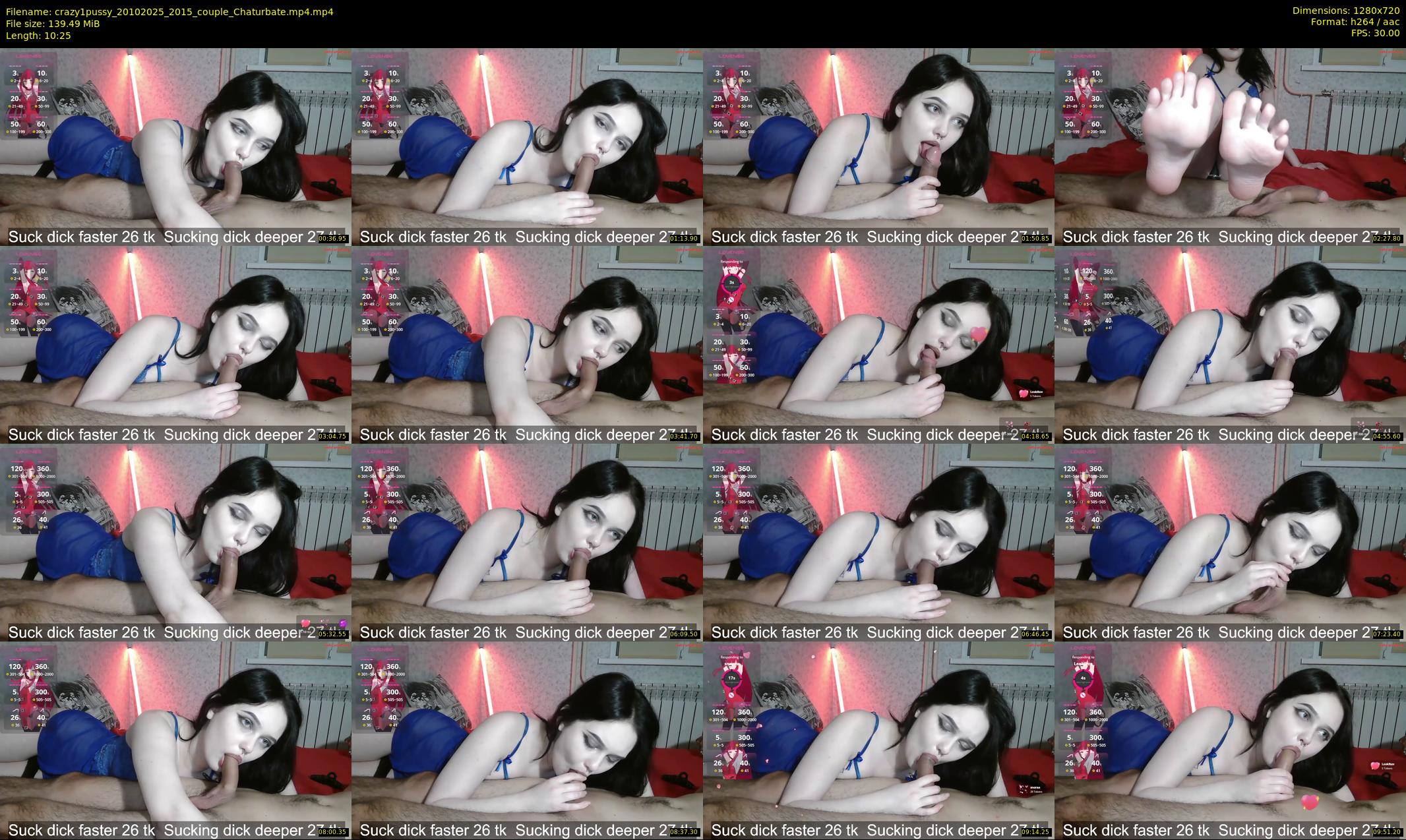 crazy1pussy — 11 minute Chaturbate couple cam show recording, 720p, Oct 20, 2025