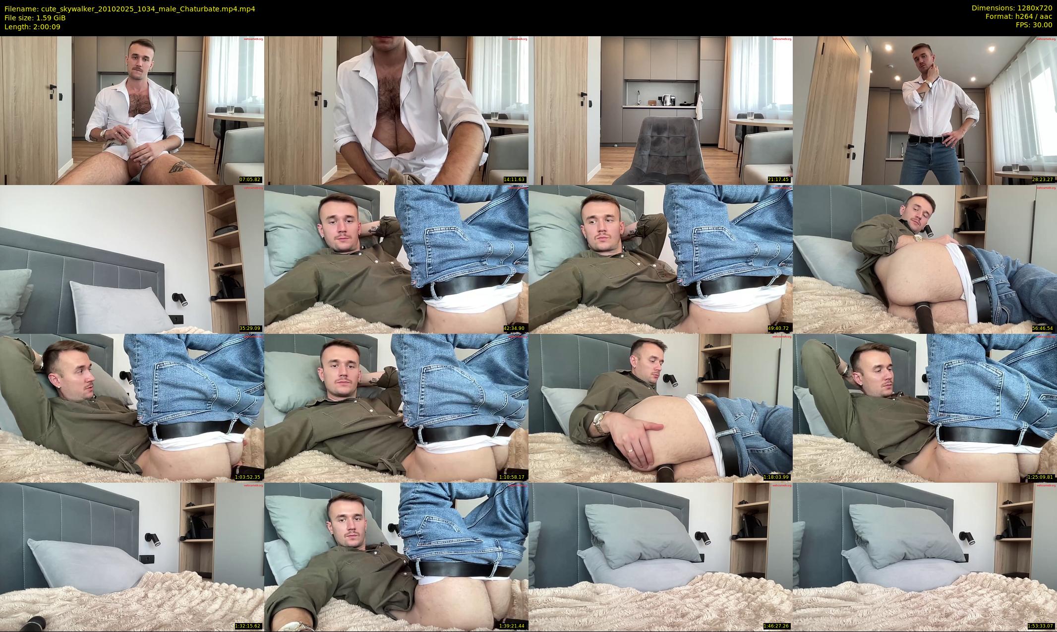 cute_skywalker — 121 minute Chaturbate male cam show recording, 720p, Oct 20, 2025