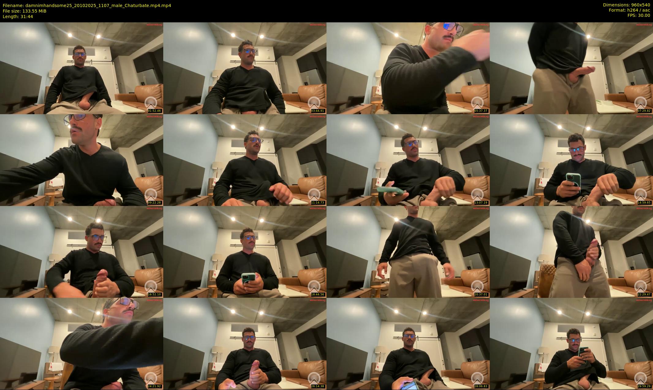 damnimhandsome25 — 32 minute Chaturbate male cam show recording, 480p, Oct 20, 2025