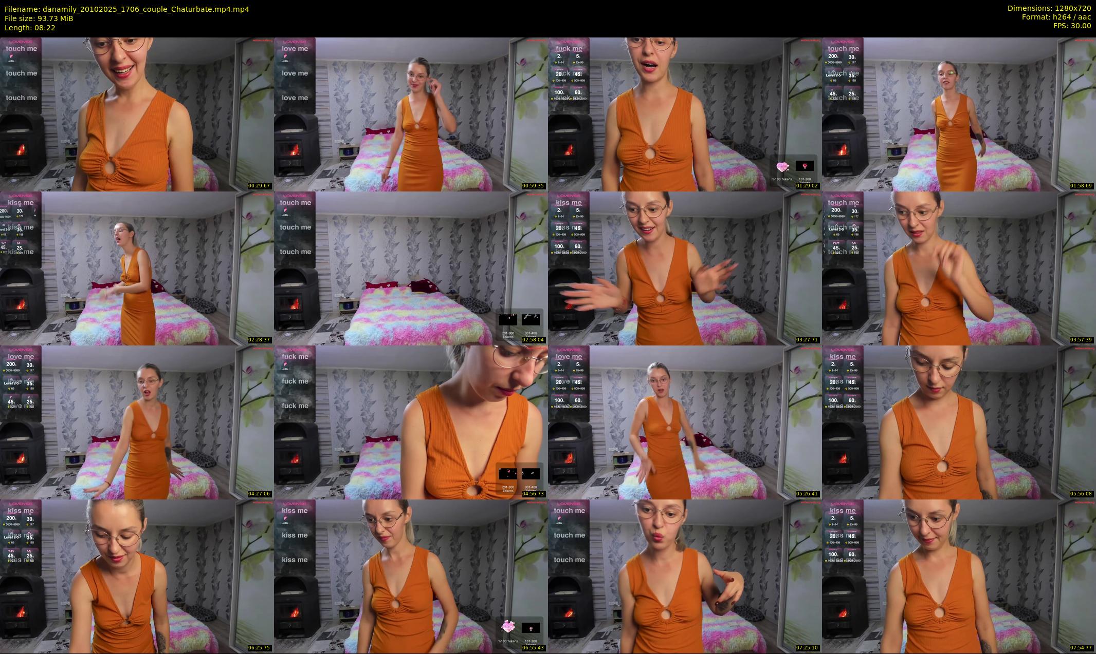 danamily — 9 minute Chaturbate female cam show recording, 720p, Oct 20, 2025