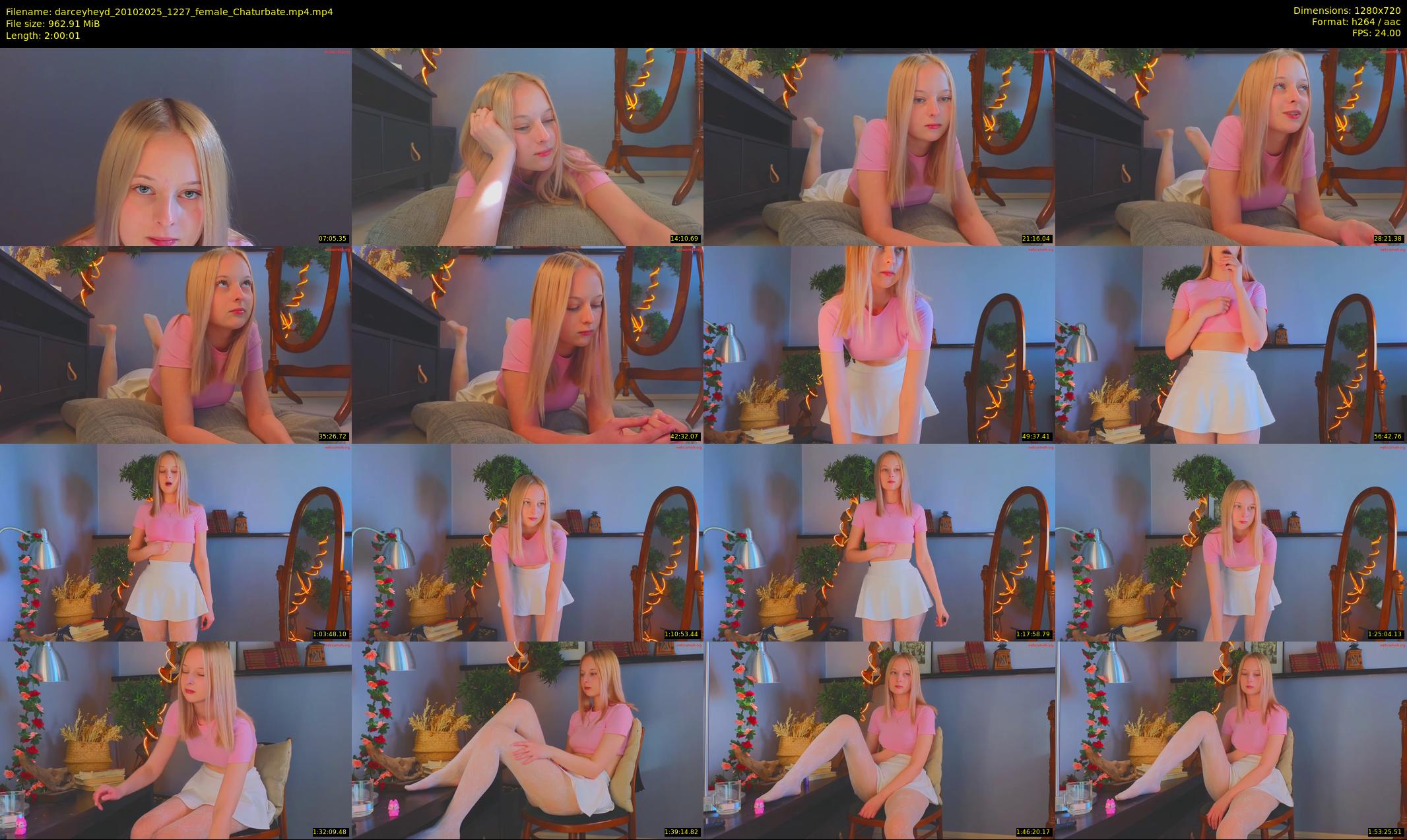 darceyheyd — 121 minute Chaturbate female cam show recording, 720p, Oct 20, 2025