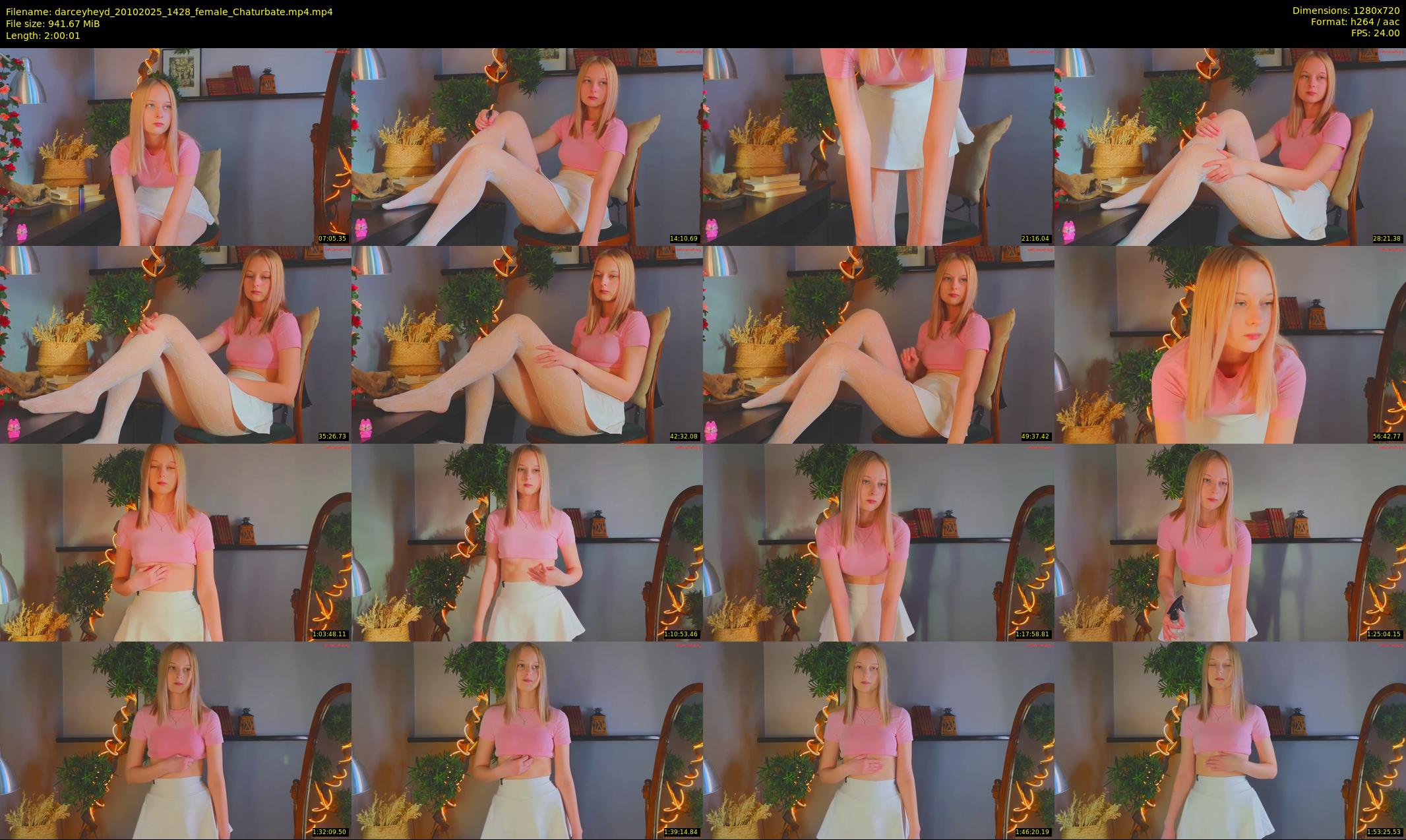 darceyheyd — 121 minute Chaturbate female cam show recording, 720p, Oct 20, 2025