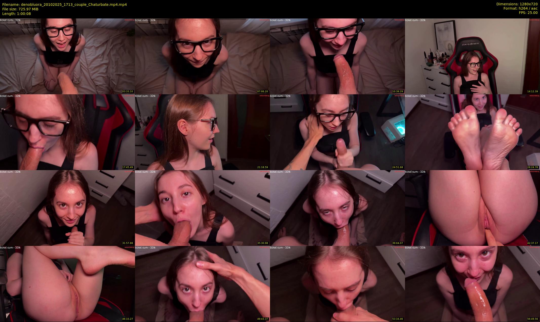 denobluora — 61 minute Chaturbate male cam show recording, 720p, Oct 20, 2025
