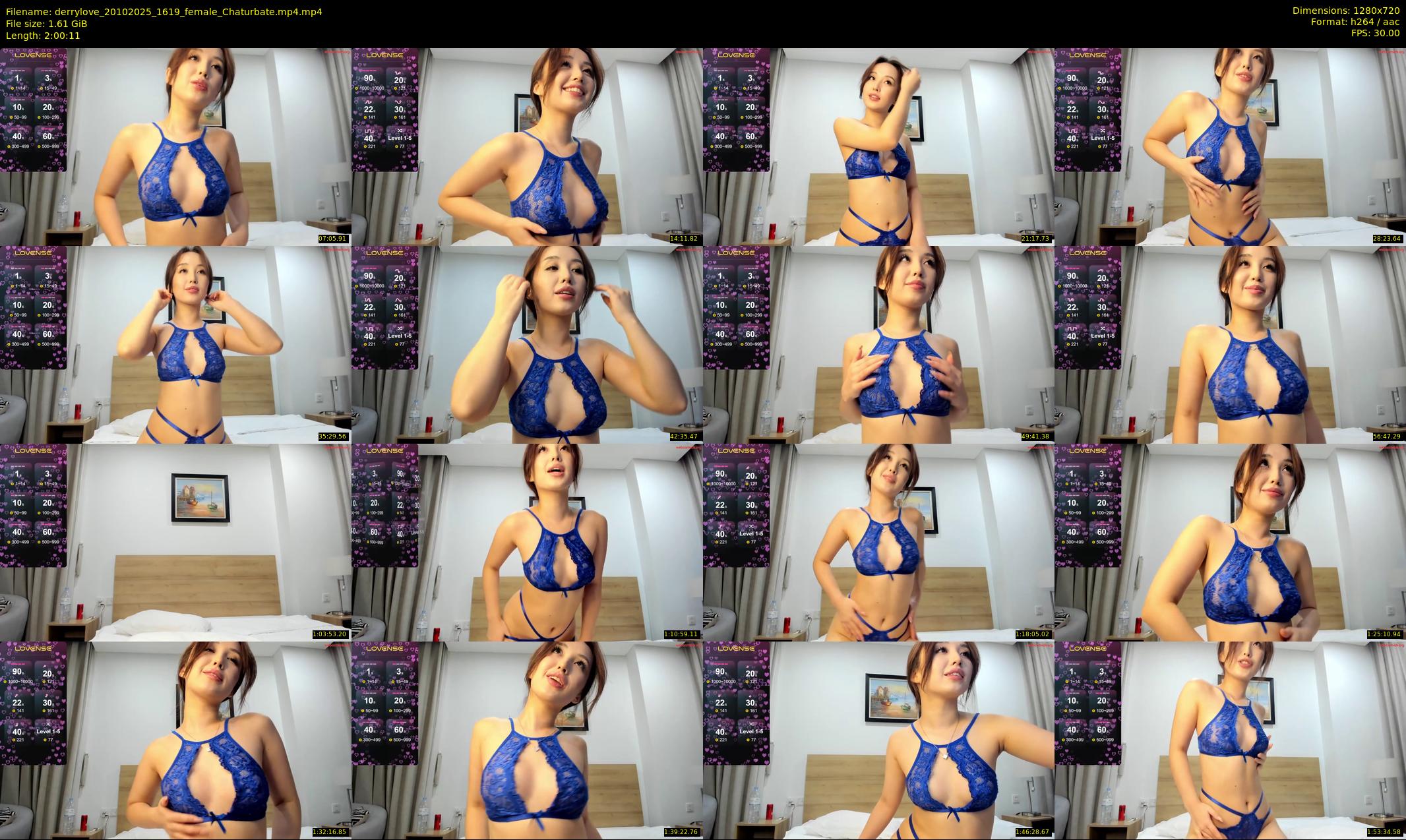 derrylove — 121 minute Chaturbate female cam show recording, 720p, Oct 20, 2025