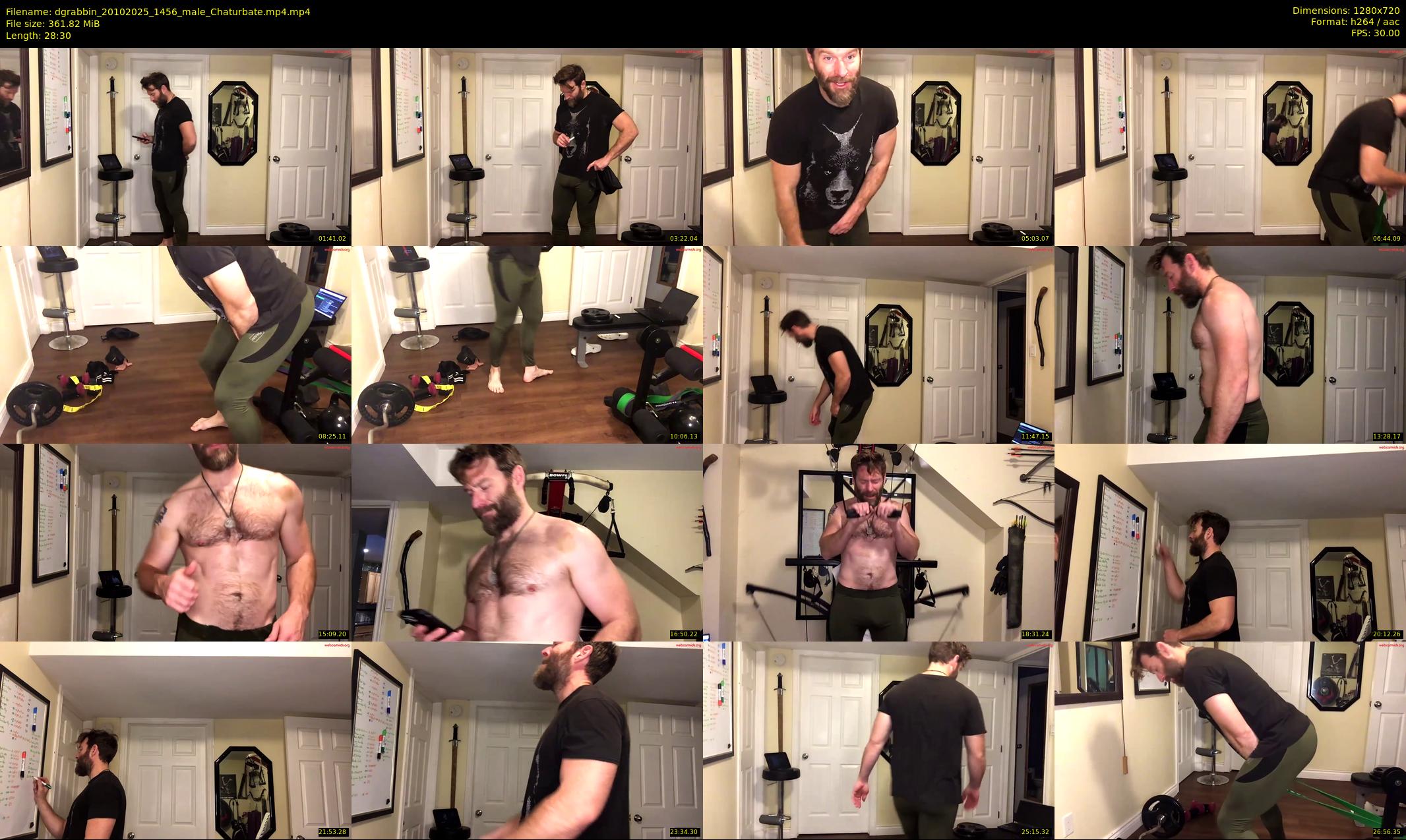 dgrabbin — 29 minute Chaturbate male cam show recording, 720p, Oct 20, 2025
