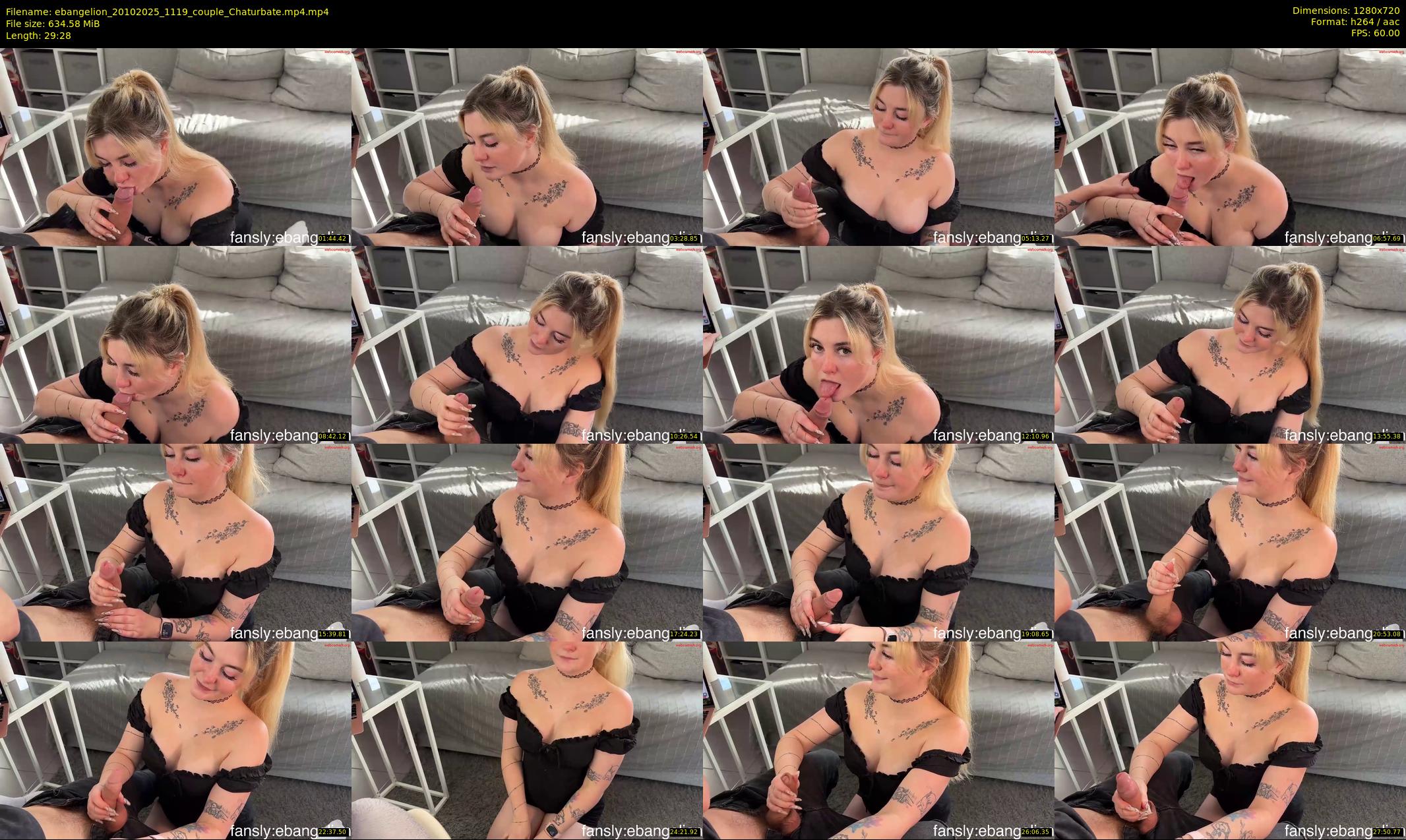 ebangelion — 30 minute Chaturbate couple cam show recording, 720p, Oct 20, 2025