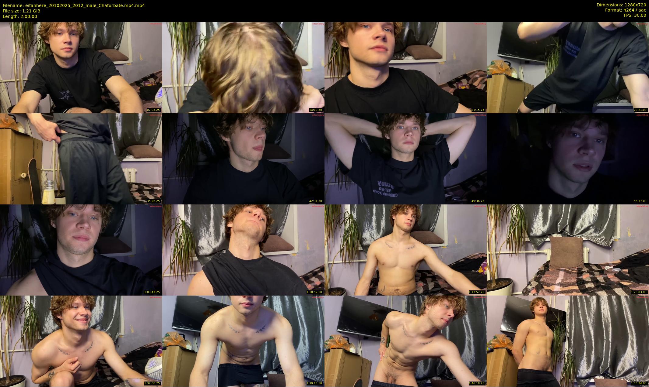 eitanhere — 120 minute Chaturbate male cam show recording, 720p, Oct 20, 2025