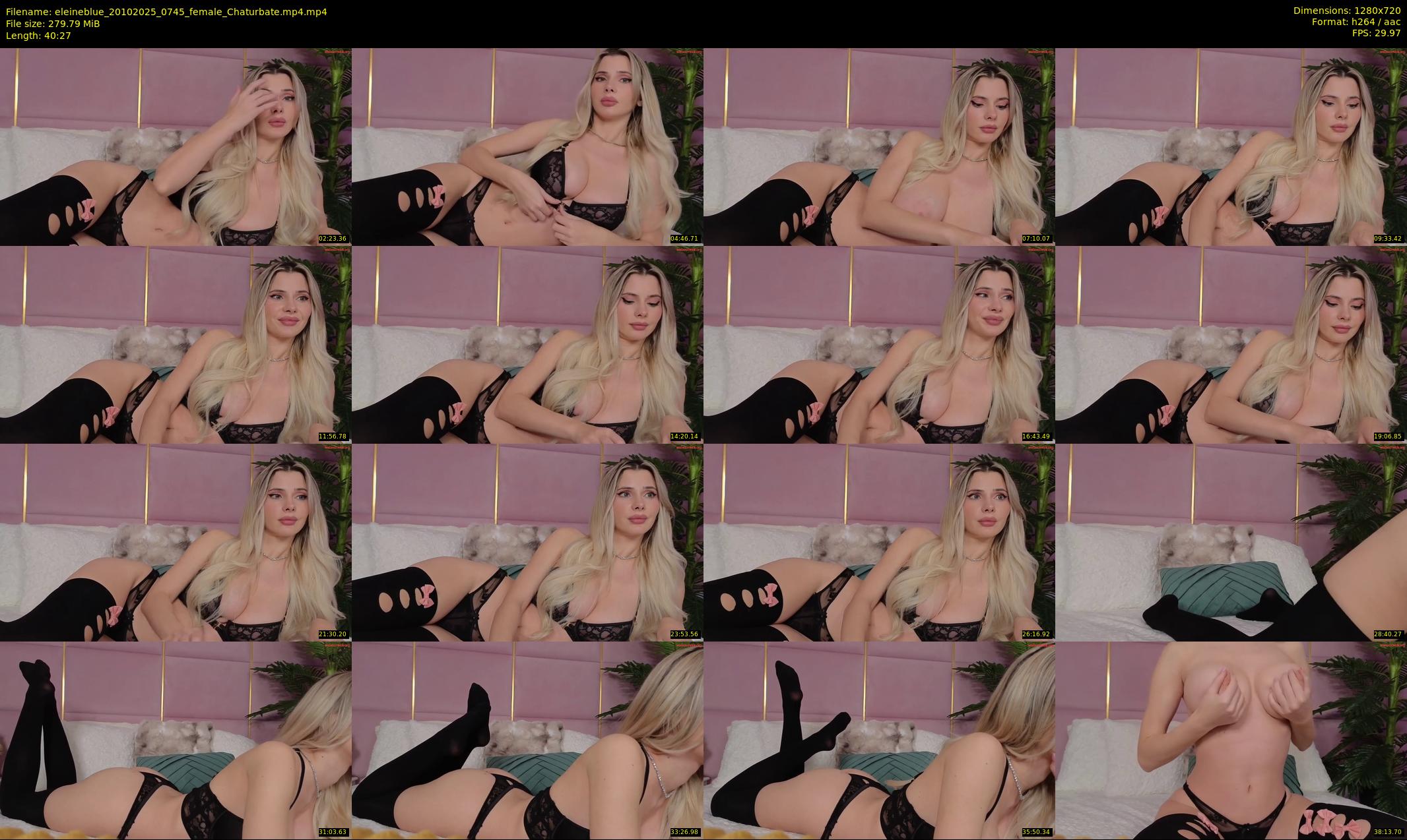 eleineblue — 41 minute Chaturbate female cam show recording, 720p, Oct 20, 2025