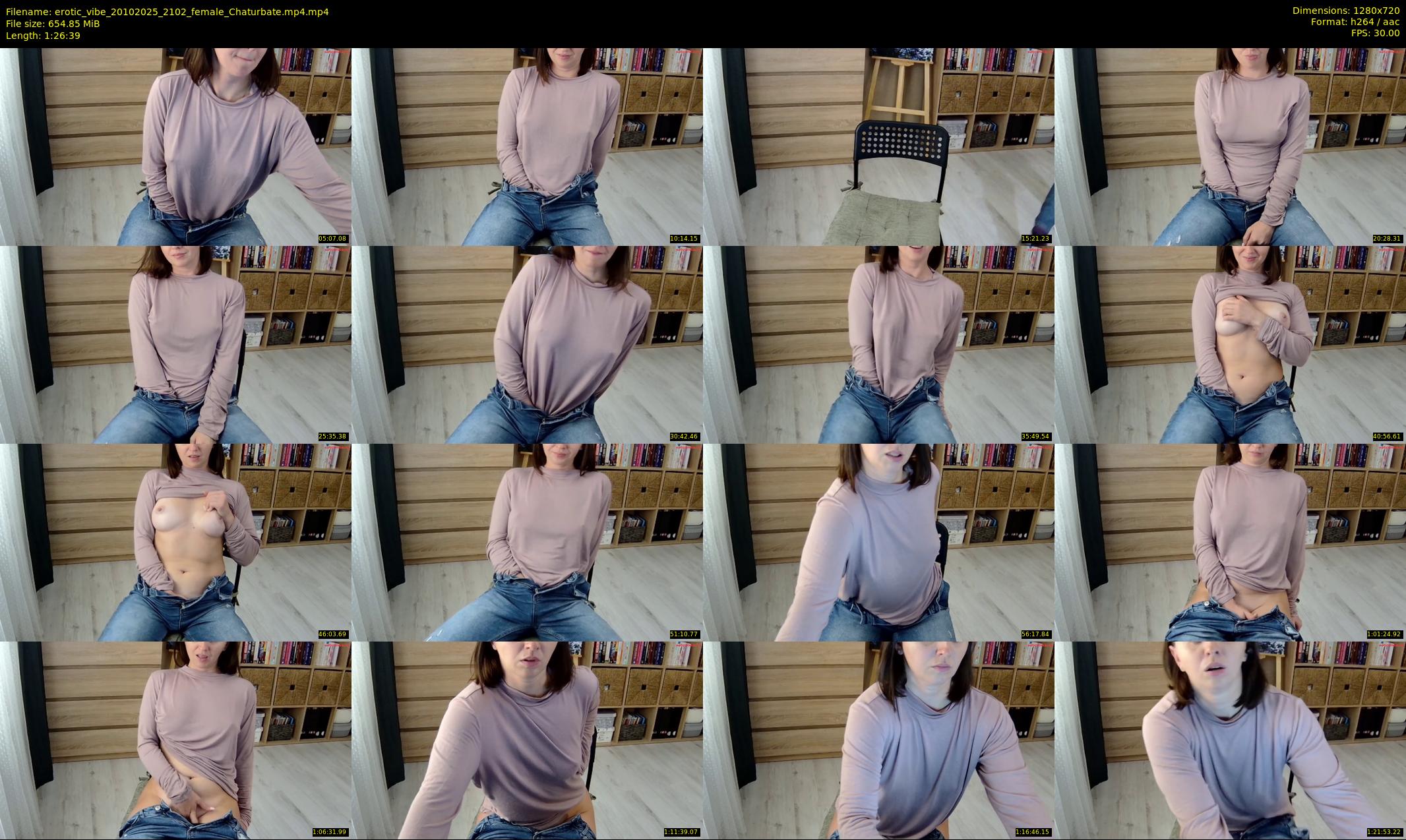 erotic_vibe — 87 minute Chaturbate female cam show recording, 720p, Oct 20, 2025