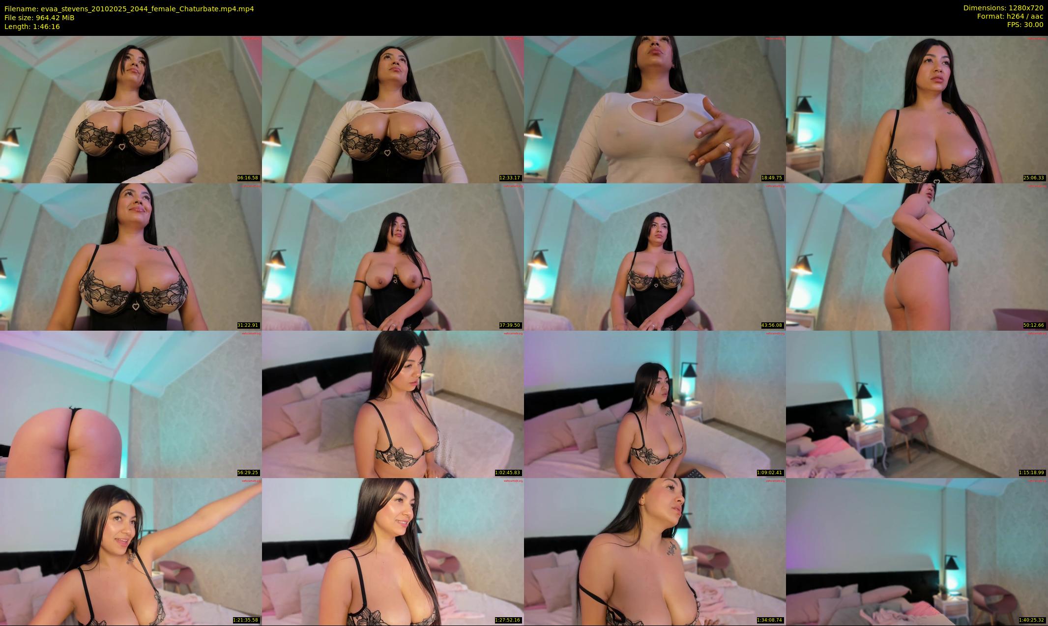 evaa_stevens — 107 minute Chaturbate female cam show recording, 720p, Oct 20, 2025