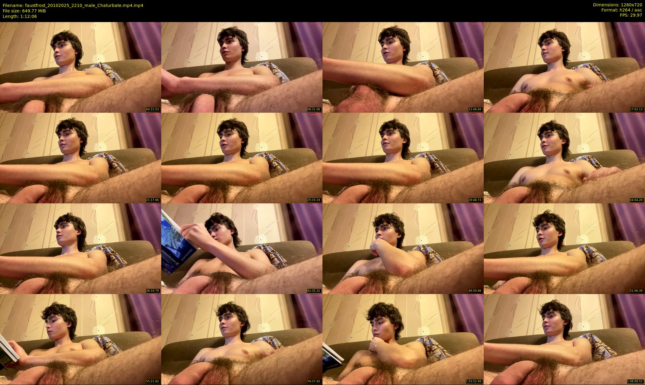 faustfrost — 73 minute Chaturbate male cam show recording, 720p, Oct 20, 2025