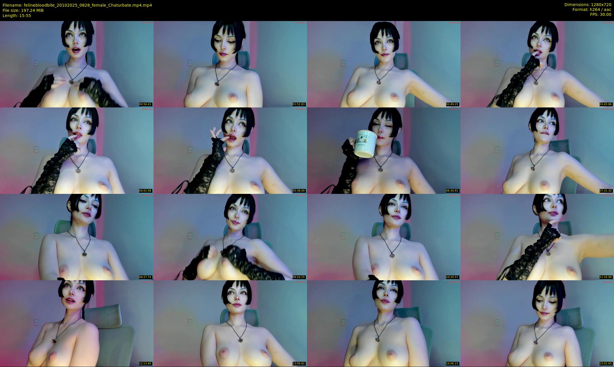 felinebloodbite — 16 minute Chaturbate female cam show recording, 720p, Oct 20, 2025