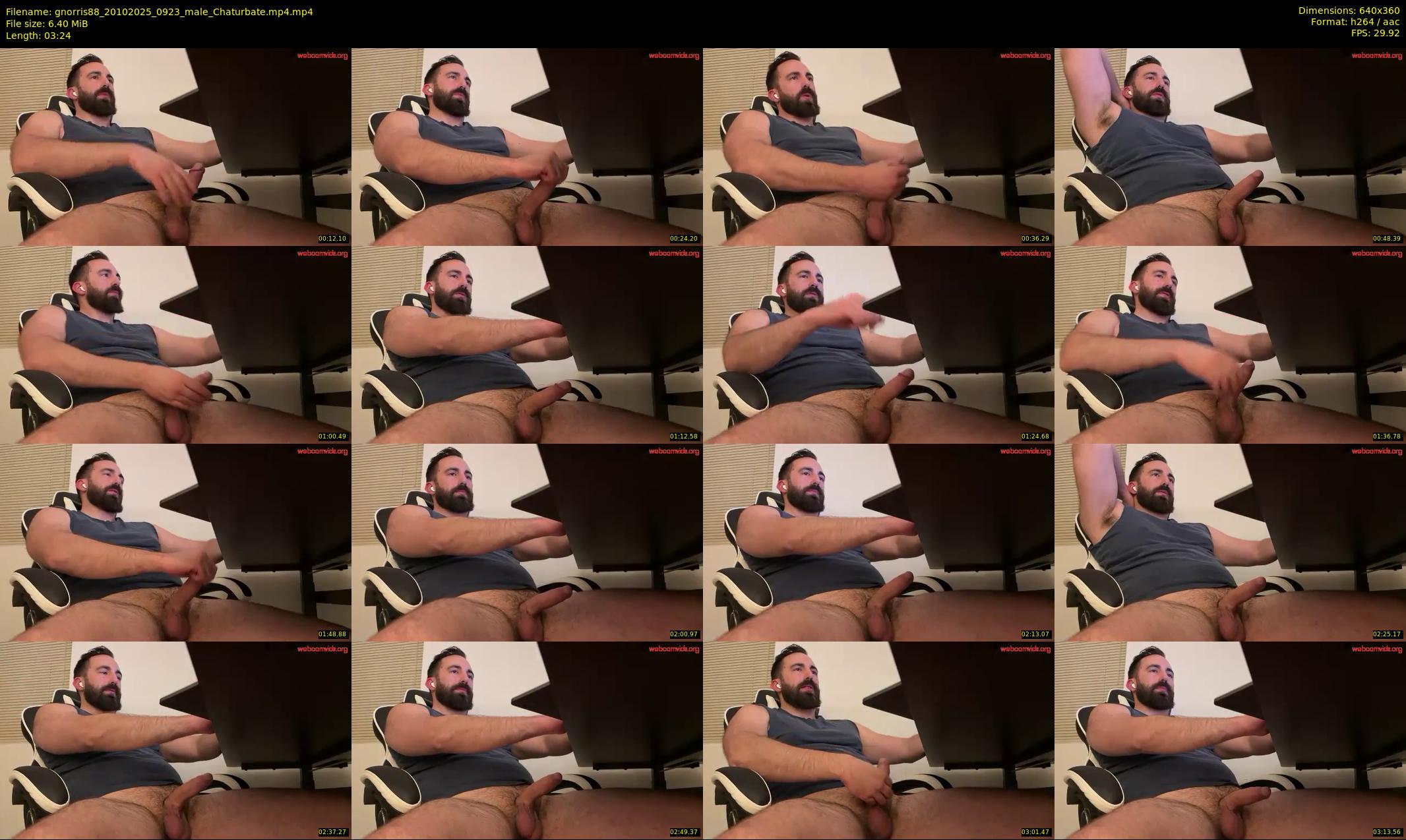 gnorris88 — 4 minute Chaturbate male cam show recording, 360p, Oct 20, 2025