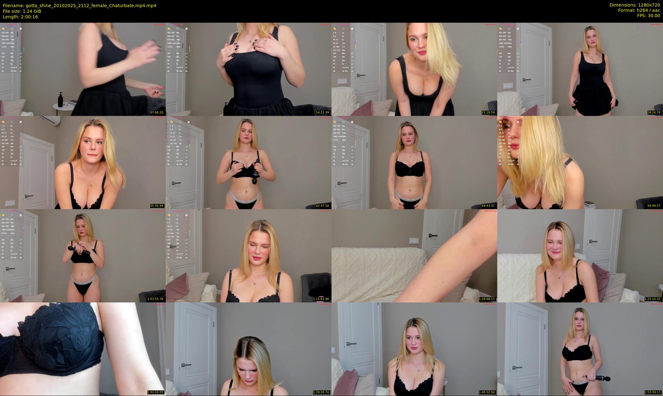 gotta_shine — 121 minute Chaturbate female cam show recording, 720p, Oct 20, 2025