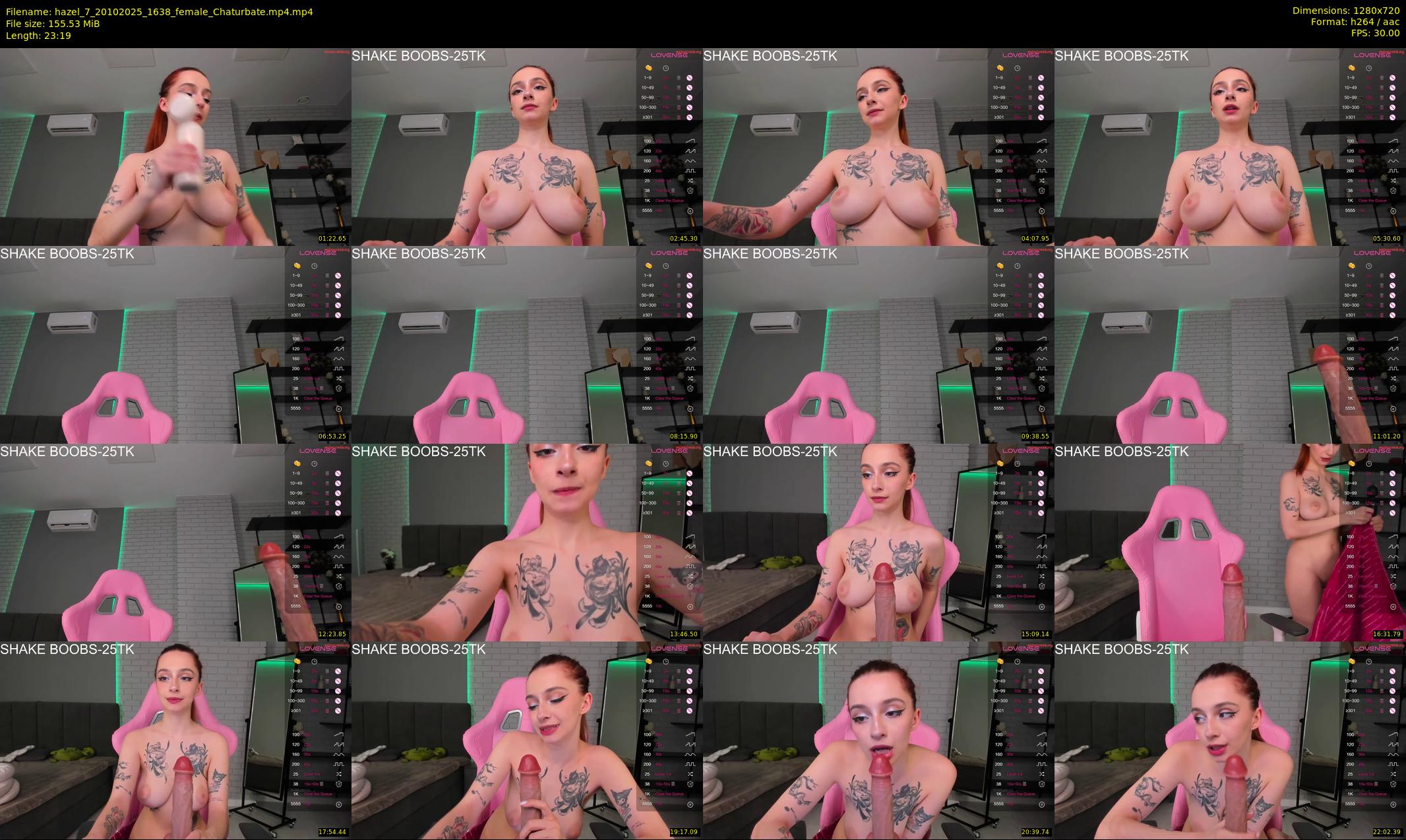 hazel_7 — 24 minute Chaturbate female cam show recording, 720p, Oct 20, 2025