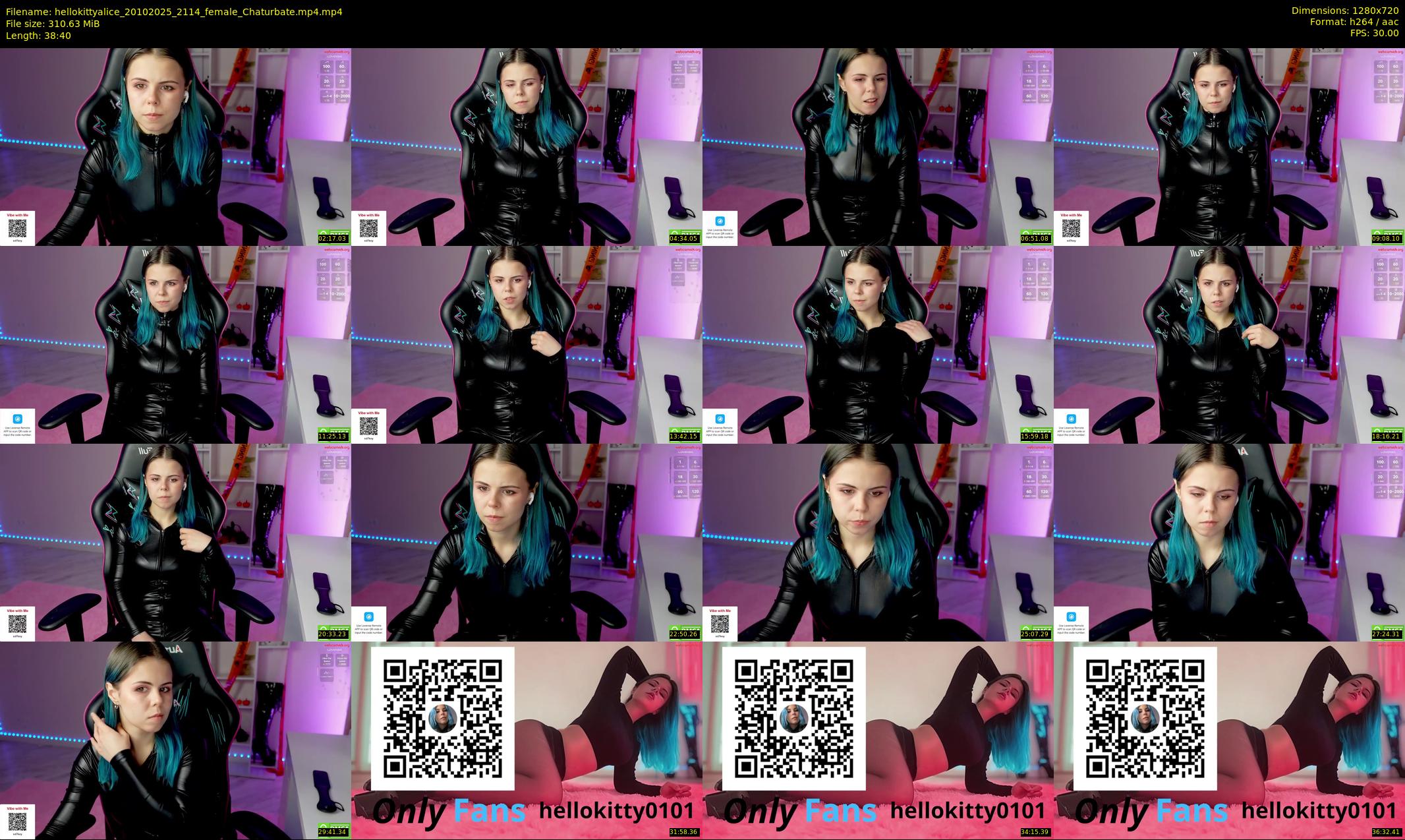 hellokittyalice — 39 minute Chaturbate female cam show recording, 720p, Oct 20, 2025