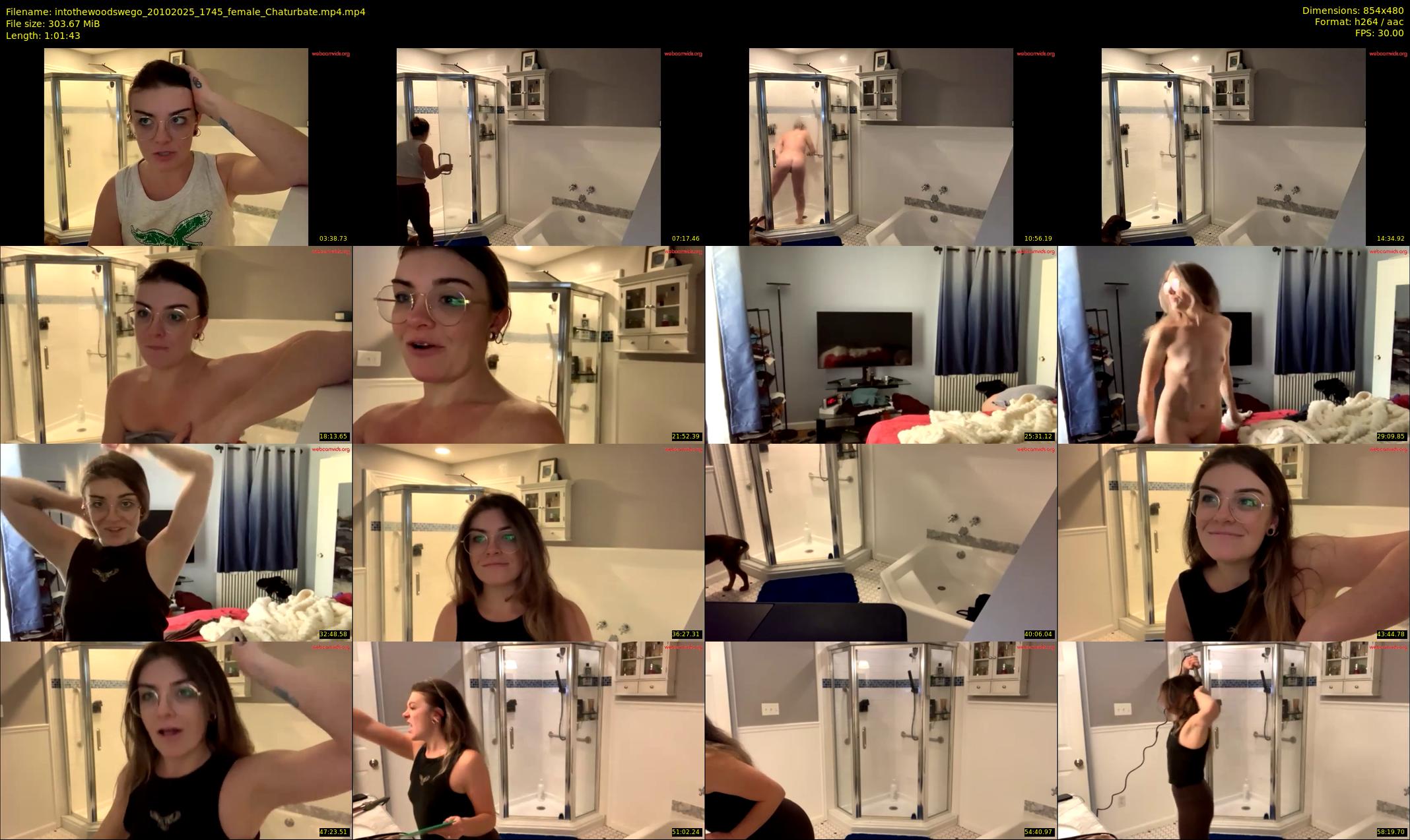 intothewoodswego — 62 minute Chaturbate female cam show recording, 480p, Oct 20, 2025