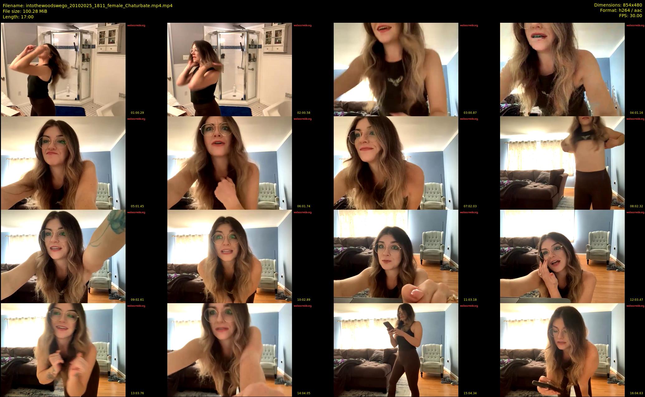 intothewoodswego — 17 minute Chaturbate female cam show recording, 480p, Oct 20, 2025