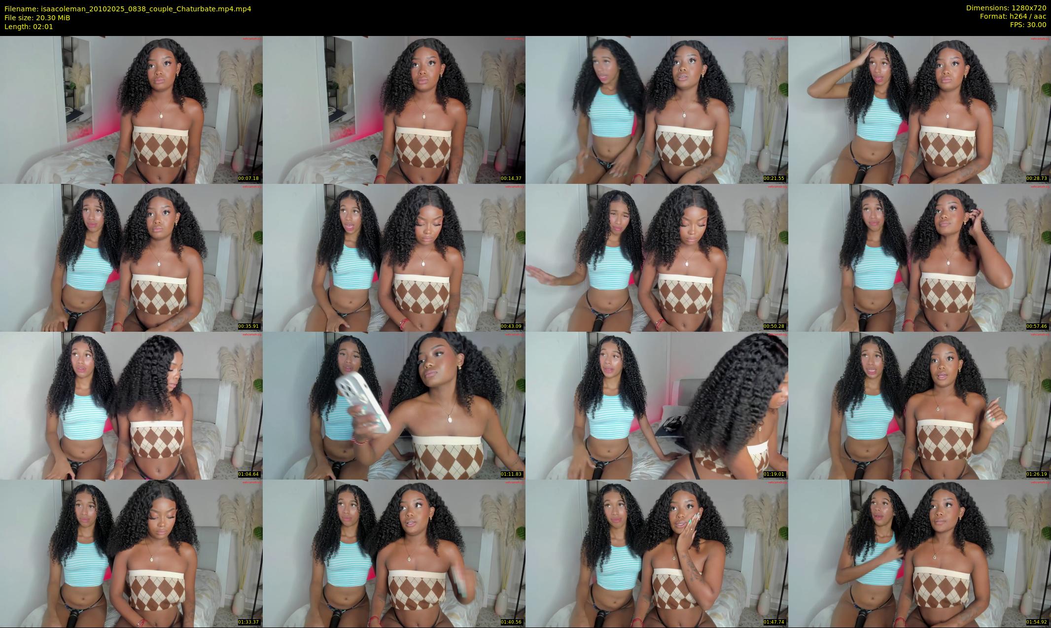 isaacoleman — 3 minute Chaturbate female cam show recording, 720p, Oct 20, 2025