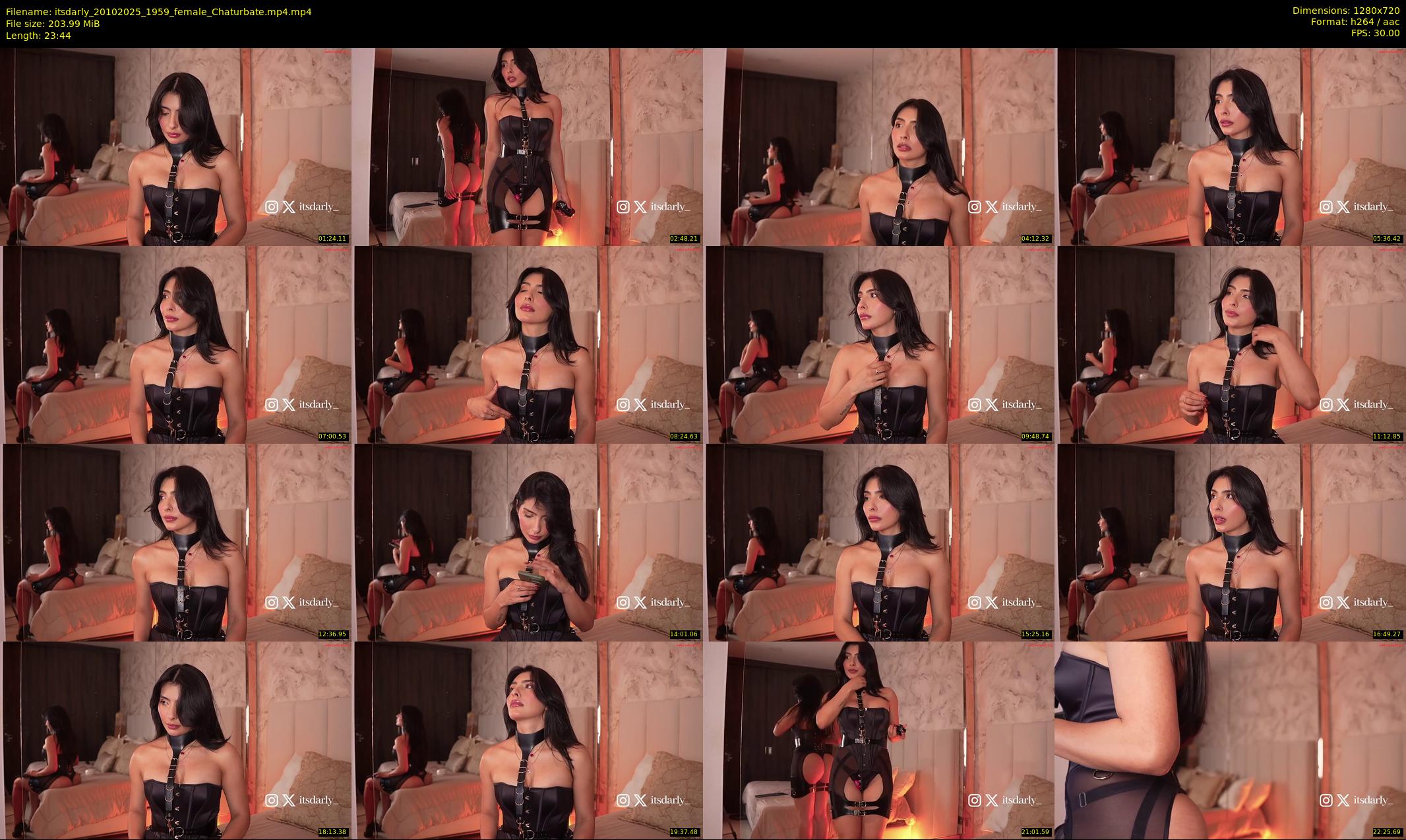 itsdarly — 24 minute Chaturbate female cam show recording, 720p, Oct 20, 2025