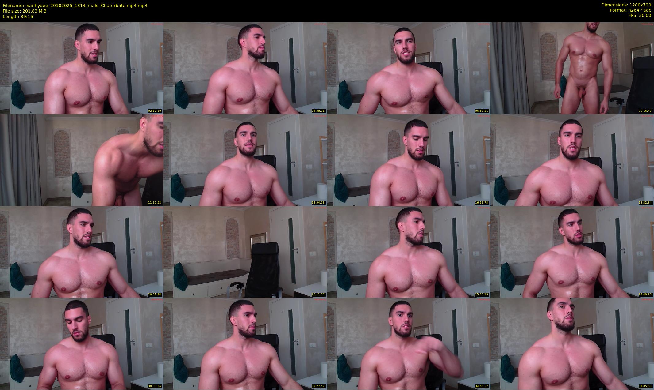 ivanhydee — 40 minute Chaturbate male cam show recording, 720p, Oct 20, 2025