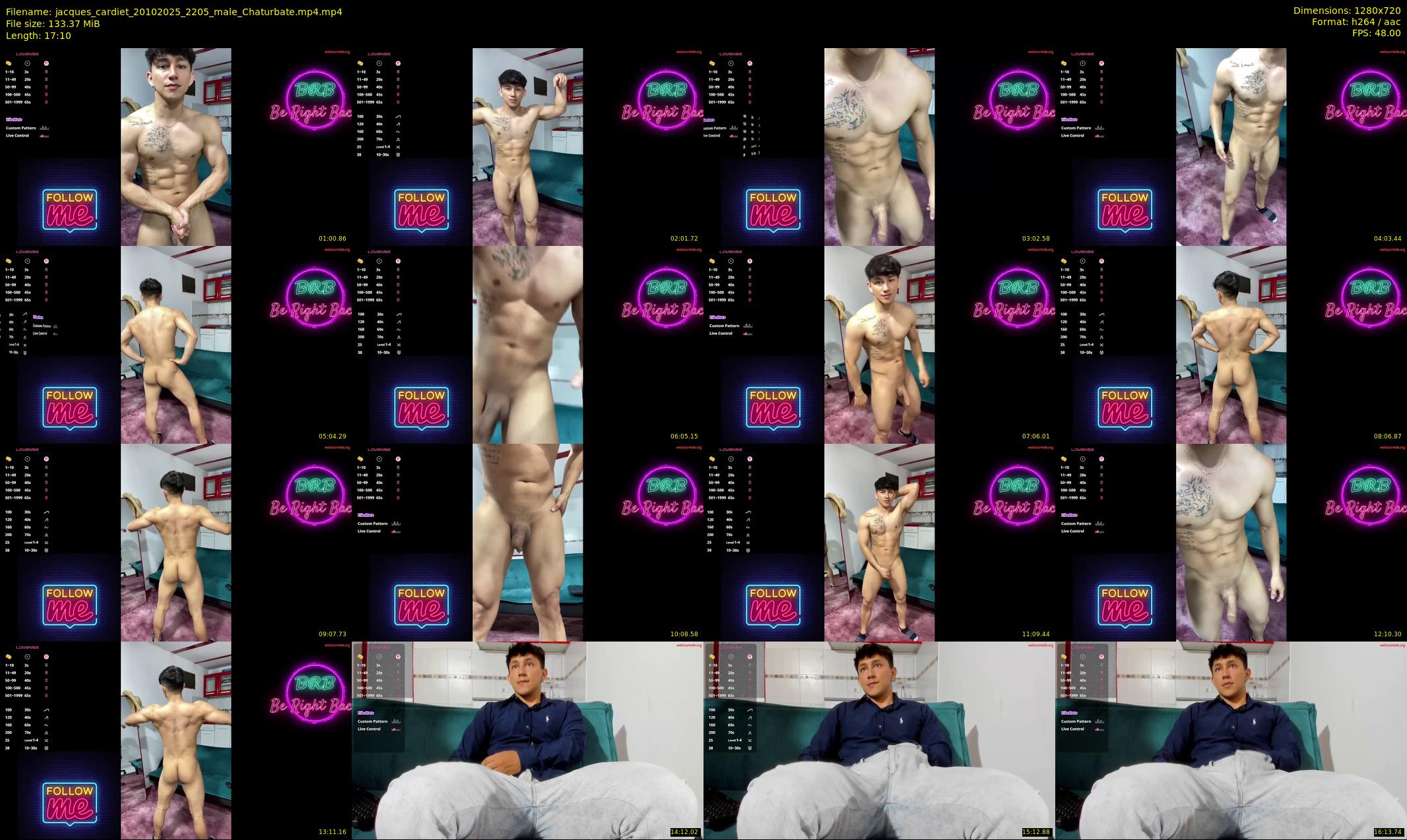jacques_cardiet — 18 minute Chaturbate male cam show recording, 720p, Oct 20, 2025