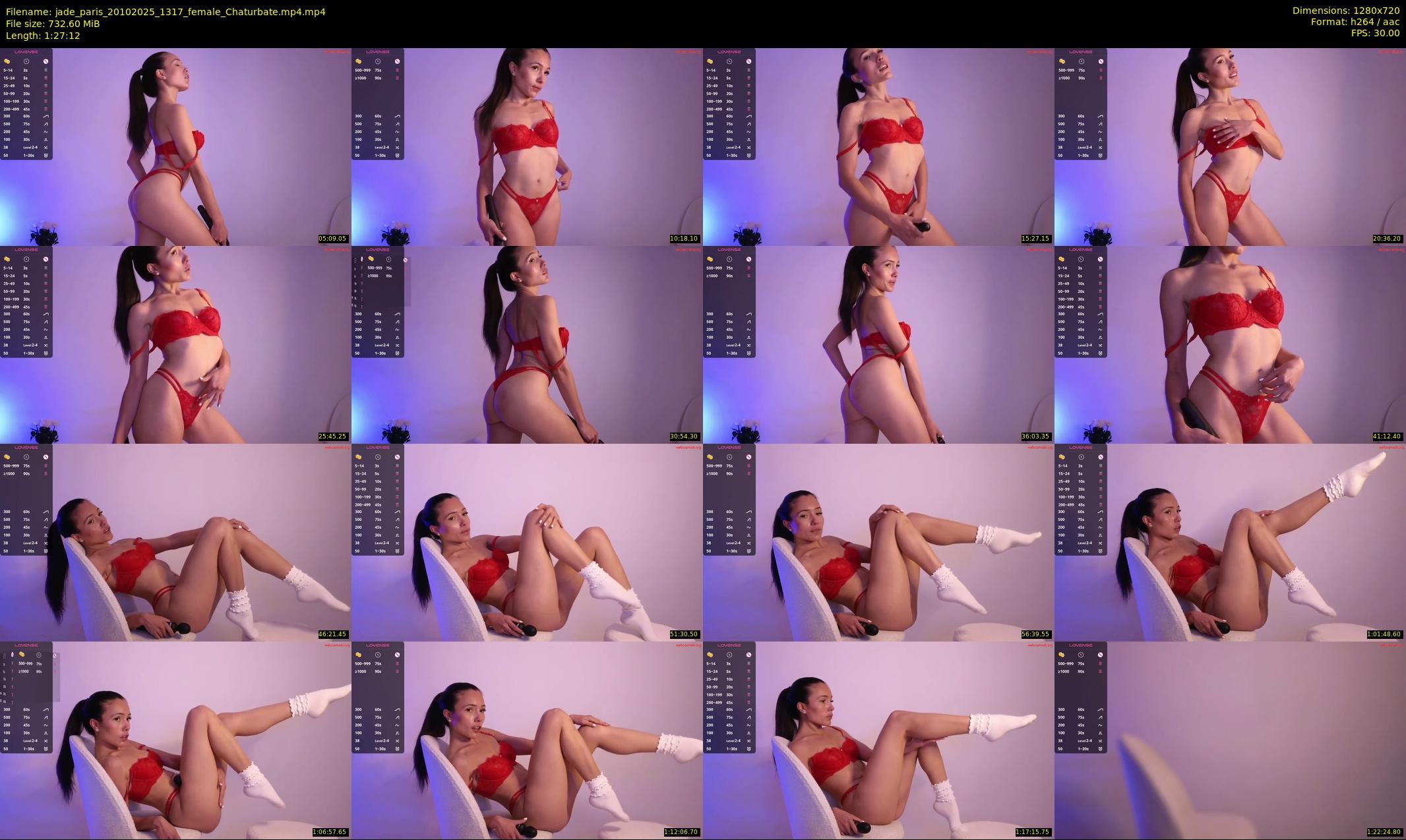 jade_paris — 88 minute Chaturbate female cam show recording, 720p, Oct 20, 2025