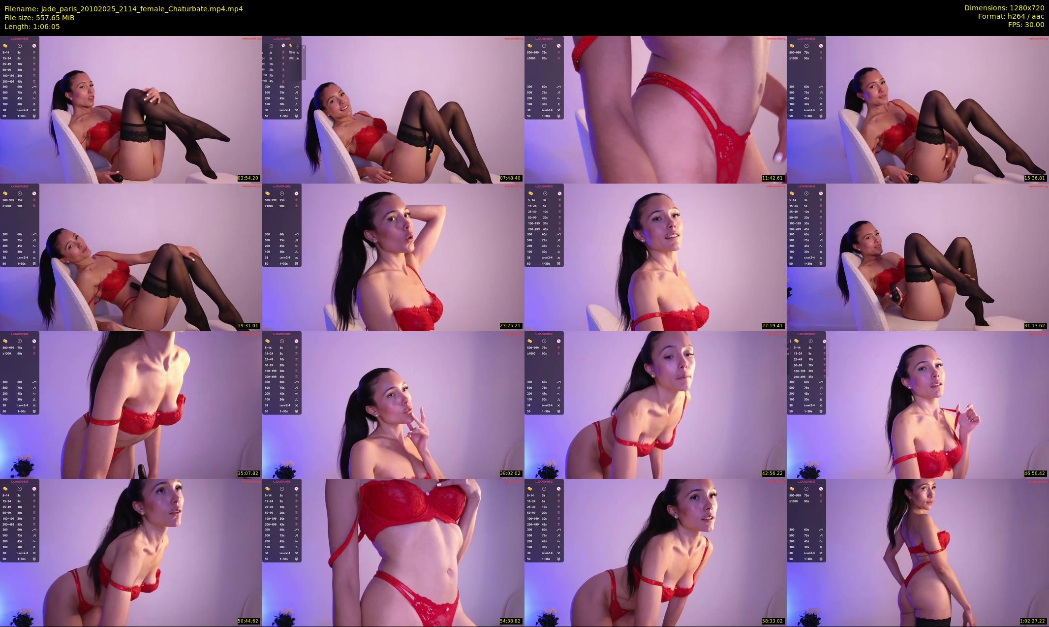 jade_paris — 67 minute Chaturbate female cam show recording, 720p, Oct 20, 2025