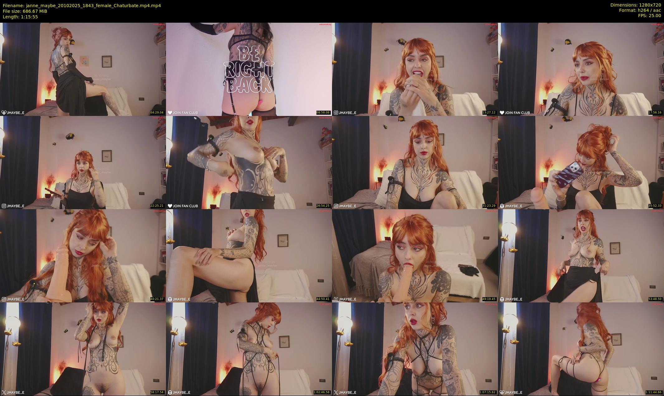 janne_maybe — 76 minute Chaturbate female cam show recording, 720p, Oct 20, 2025