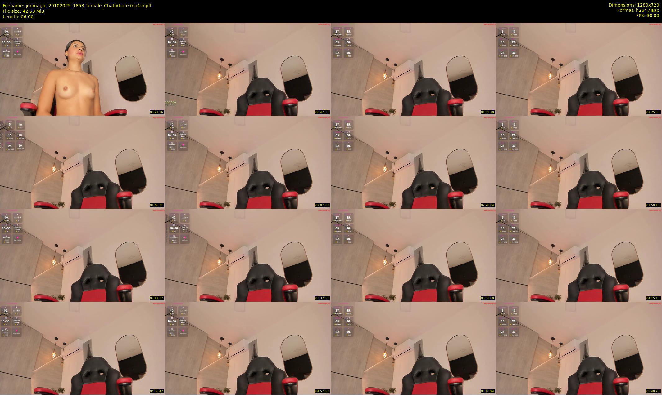 jenmagic — 6 minute Chaturbate female cam show recording, 720p, Oct 20, 2025