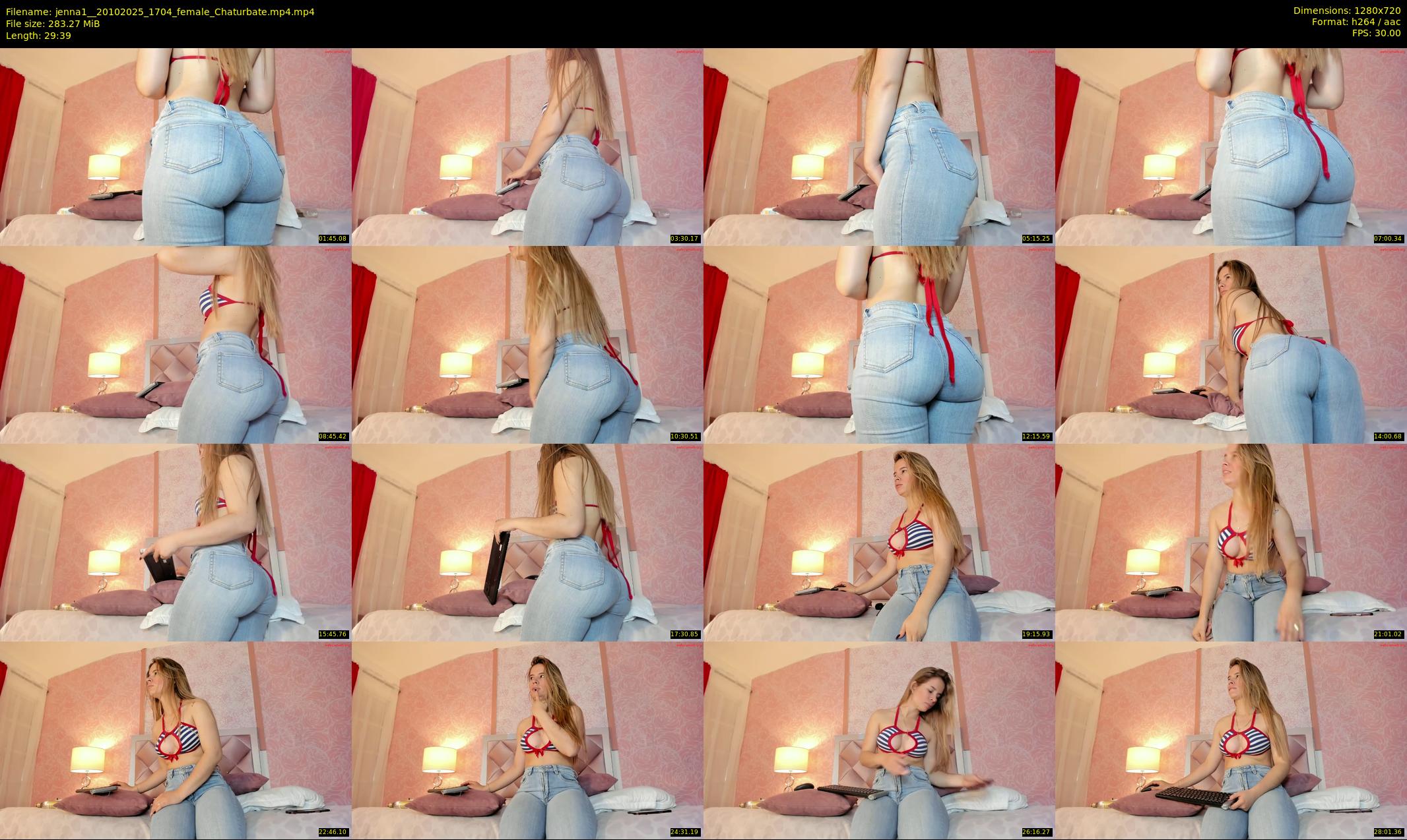 jenna1_ — 30 minute Chaturbate female cam show recording, 720p, Oct 20, 2025