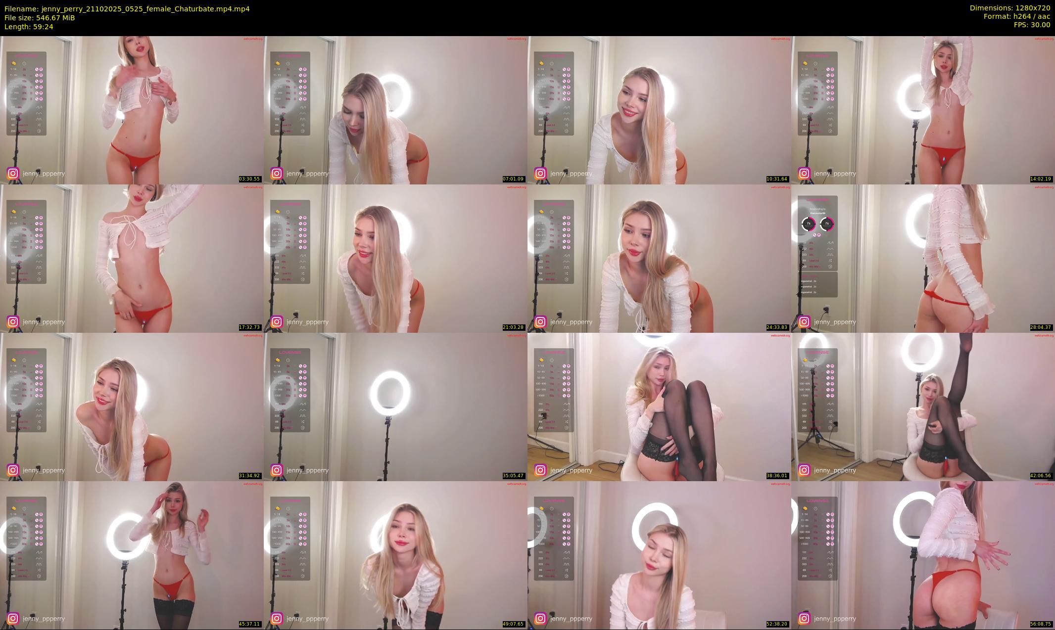 jenny_perry — 60 minute Chaturbate female cam show recording, 720p, Oct 21, 2025