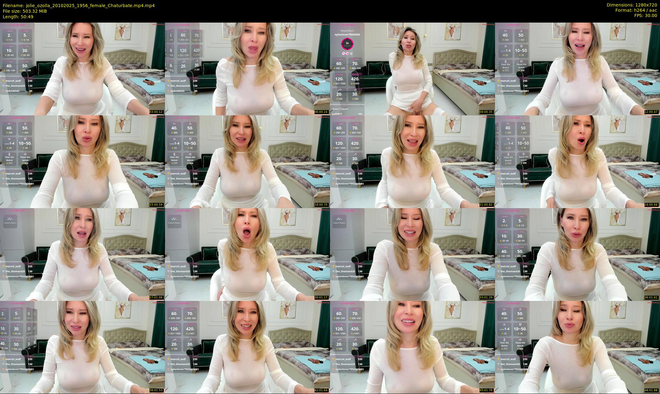 jolie_ozolla — 51 minute Chaturbate female cam show recording, 720p, Oct 20, 2025