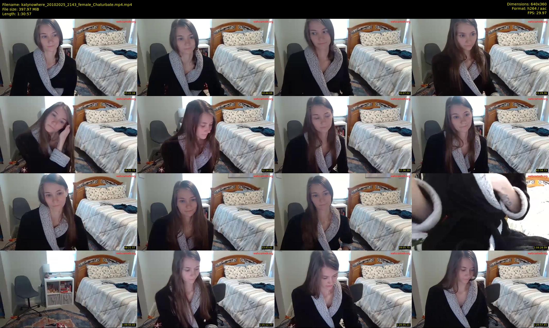 katynowhere — 91 minute Chaturbate female cam show recording, 360p, Oct 20, 2025