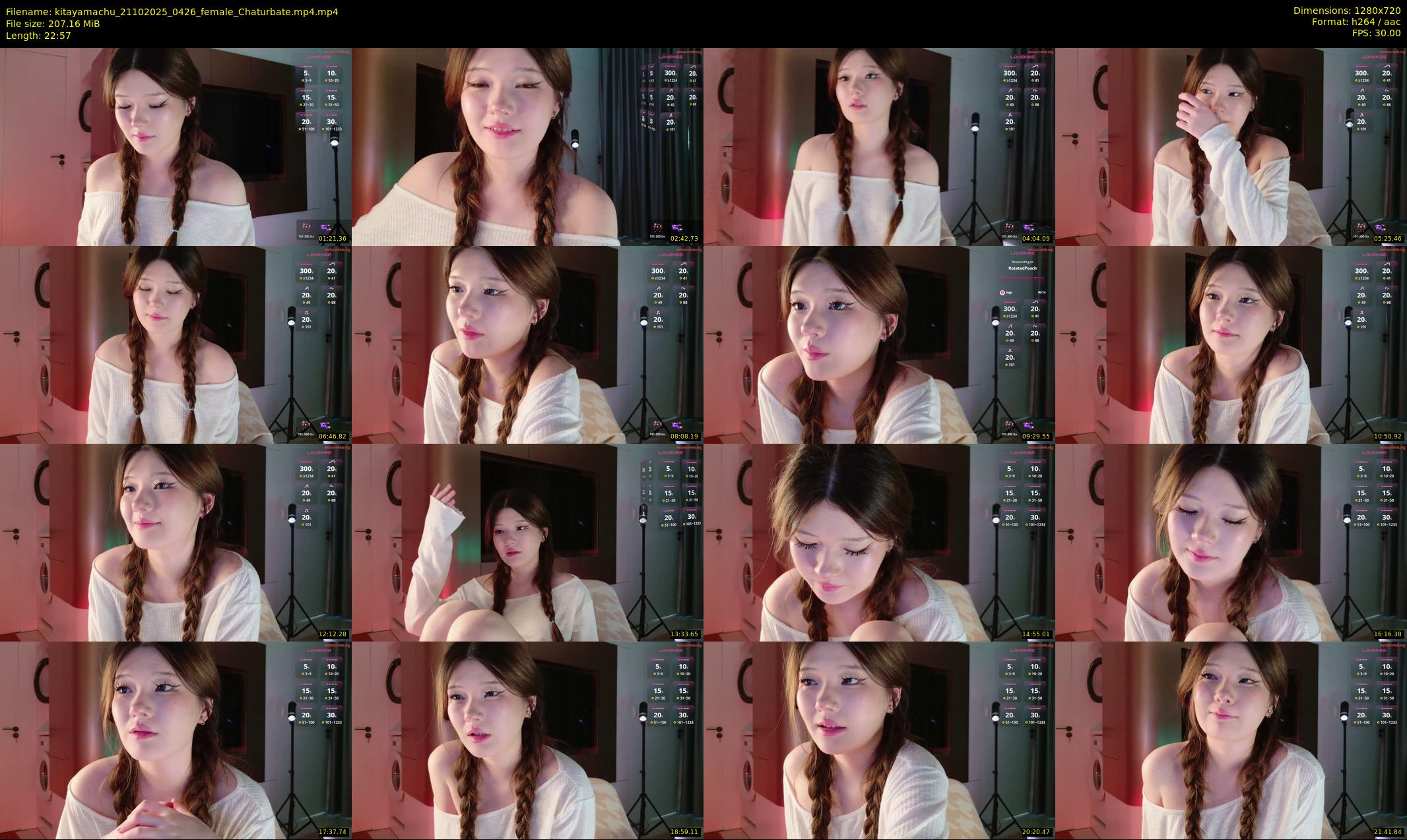 kitayamachu — 23 minute Chaturbate female cam show recording, 720p, Oct 21, 2025