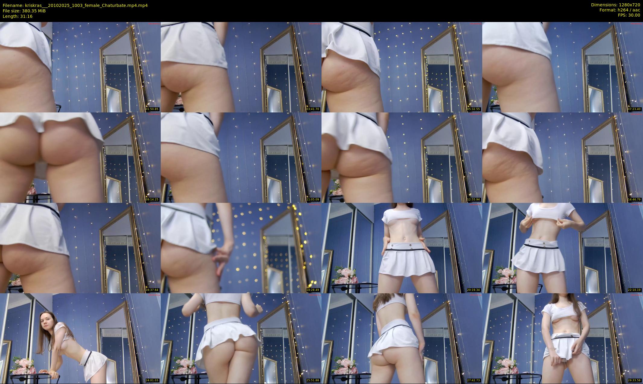 kriskras__ — 32 minute Chaturbate female cam show recording, 720p, Oct 20, 2025