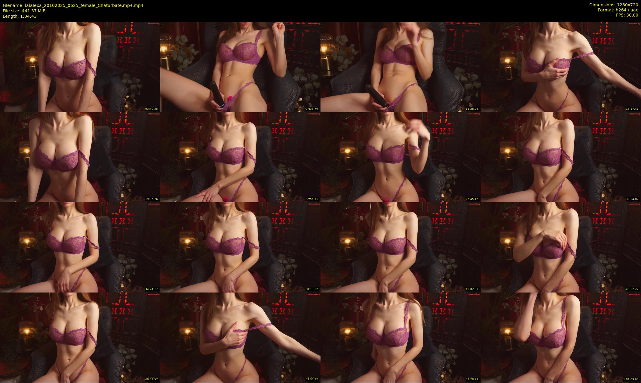 lalalexa — 65 minute Chaturbate female cam show recording, 720p, Oct 20, 2025